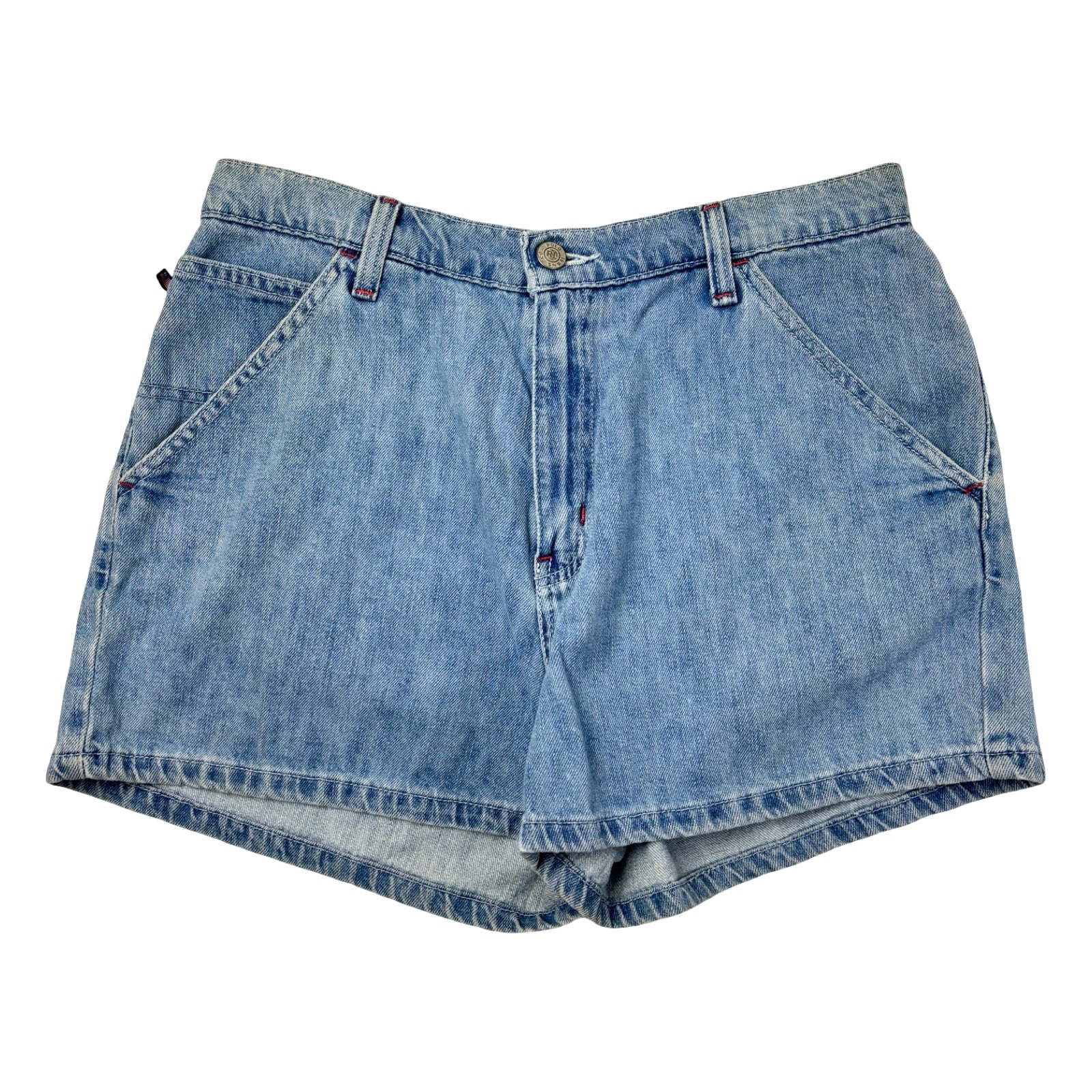 (W) Vintage Polo Ralph Lauren Jean Short Light Wash