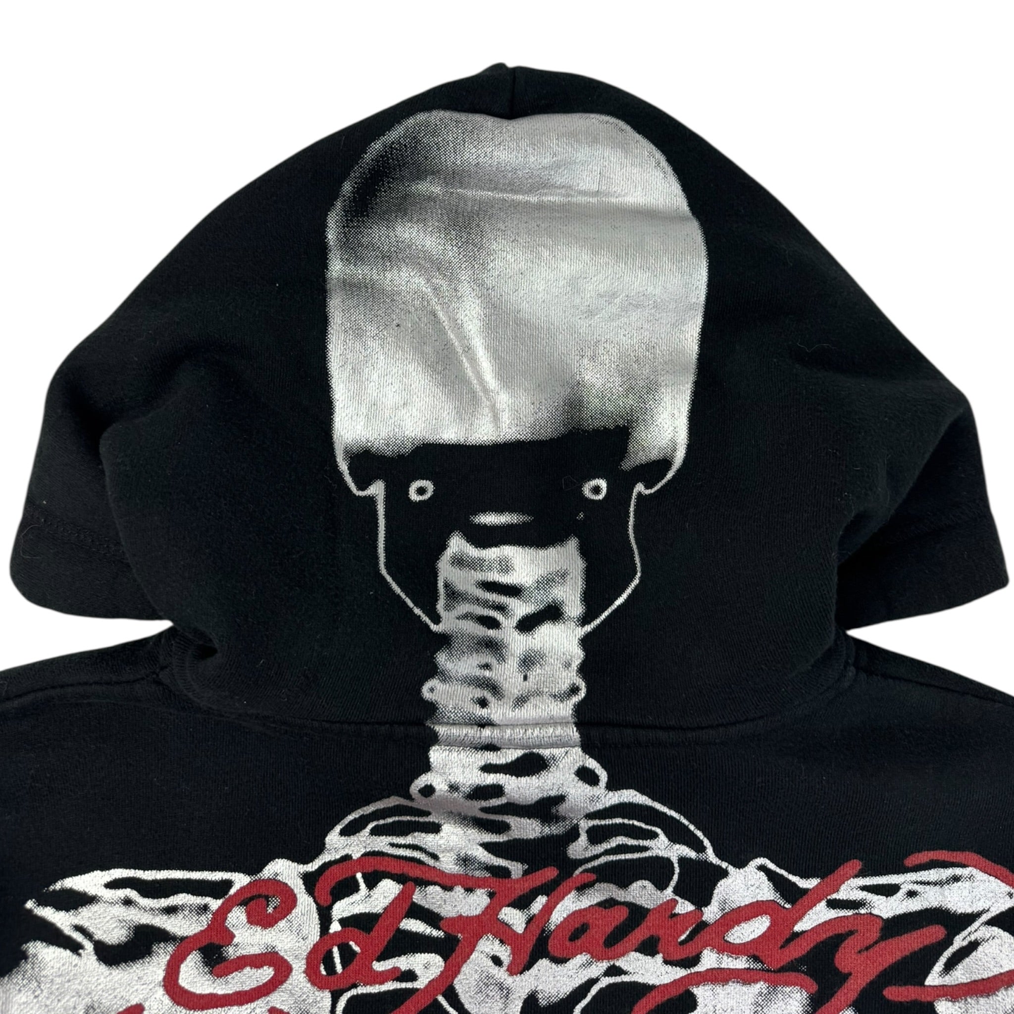 Vintage Ed Hardy Skeleton Body Zip Up Hoodie