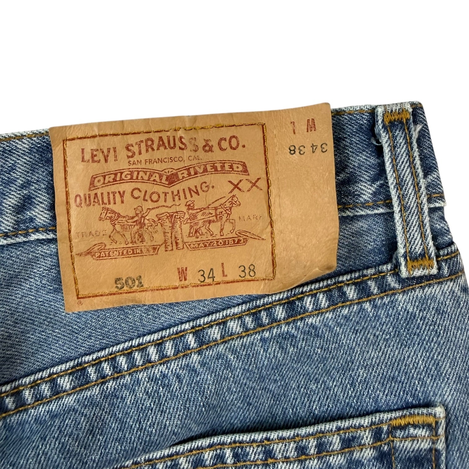 Vintage Levi’s 501 Denim Pants Regular Wash