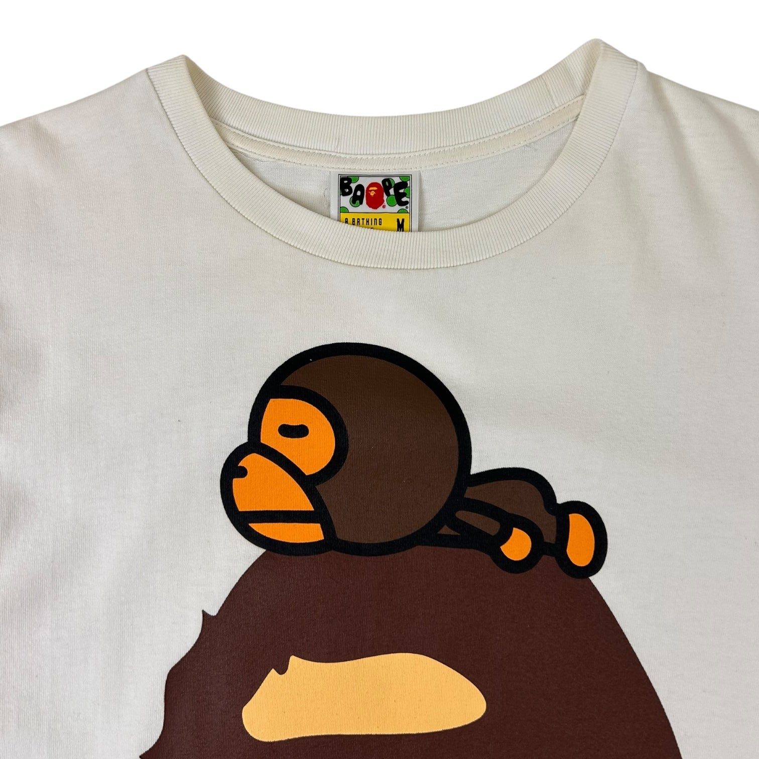 Bape Milo On Big Ape T-Shirt White