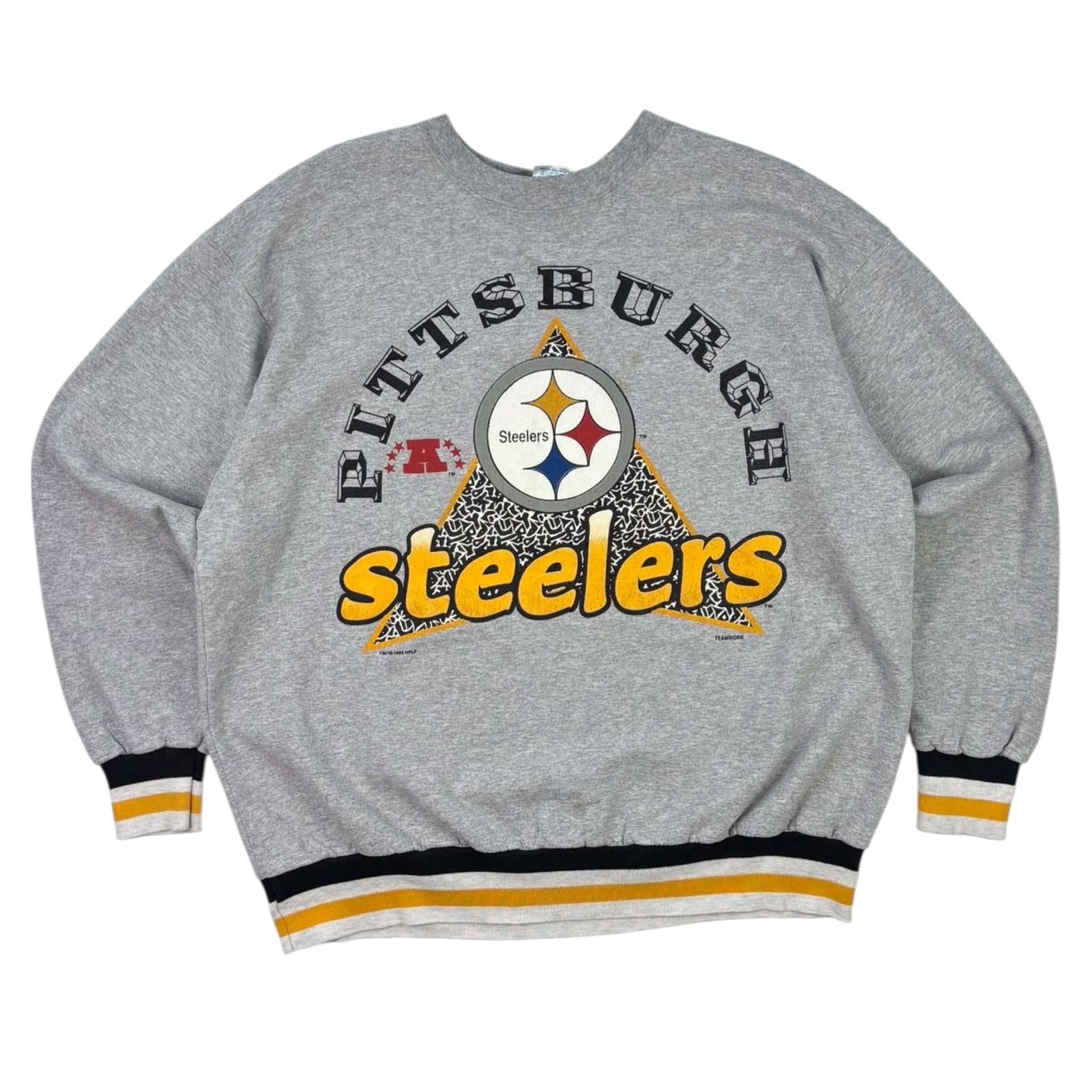 1995 Pittsburgh Steelers Crewneck Grey