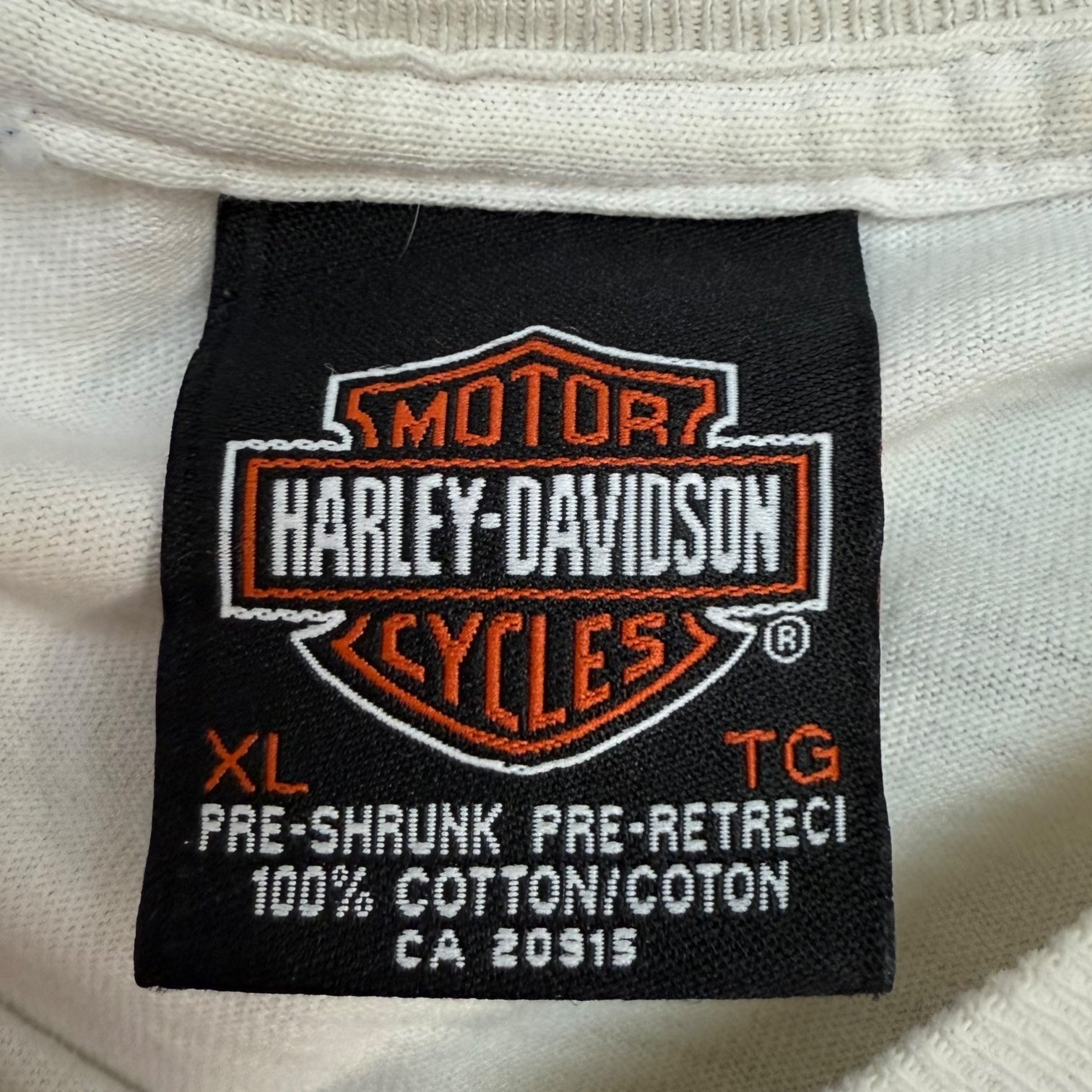 2004 Harley Davidson Of Edmonton L/S Tee White