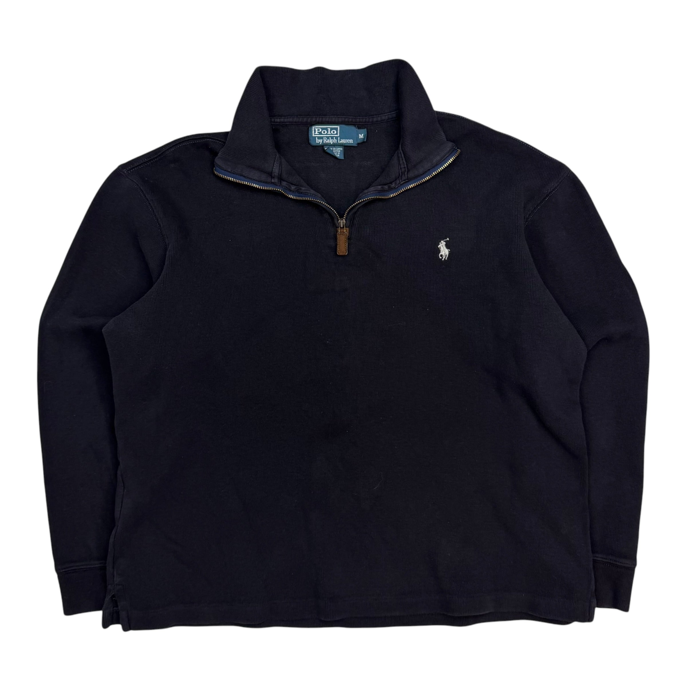 Vintage Polo Ralph Lauren Quarter Zip Black