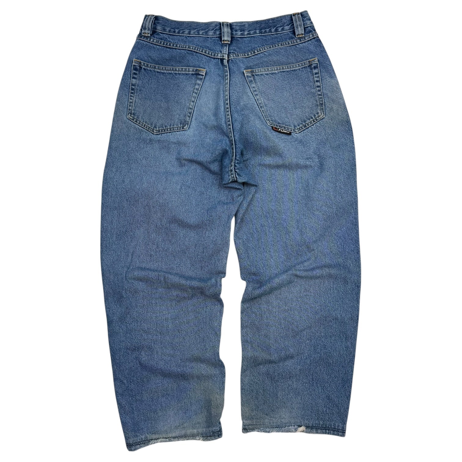 Vintage Fubu The Collection Wide Fit Denim Pants Medium Wash