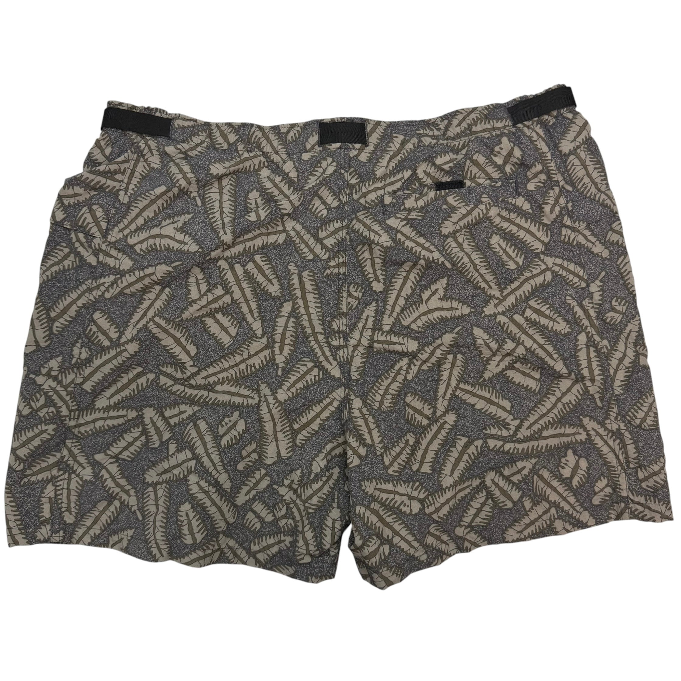Vintage Patagonia Belted River Shorts Jungle Leaf