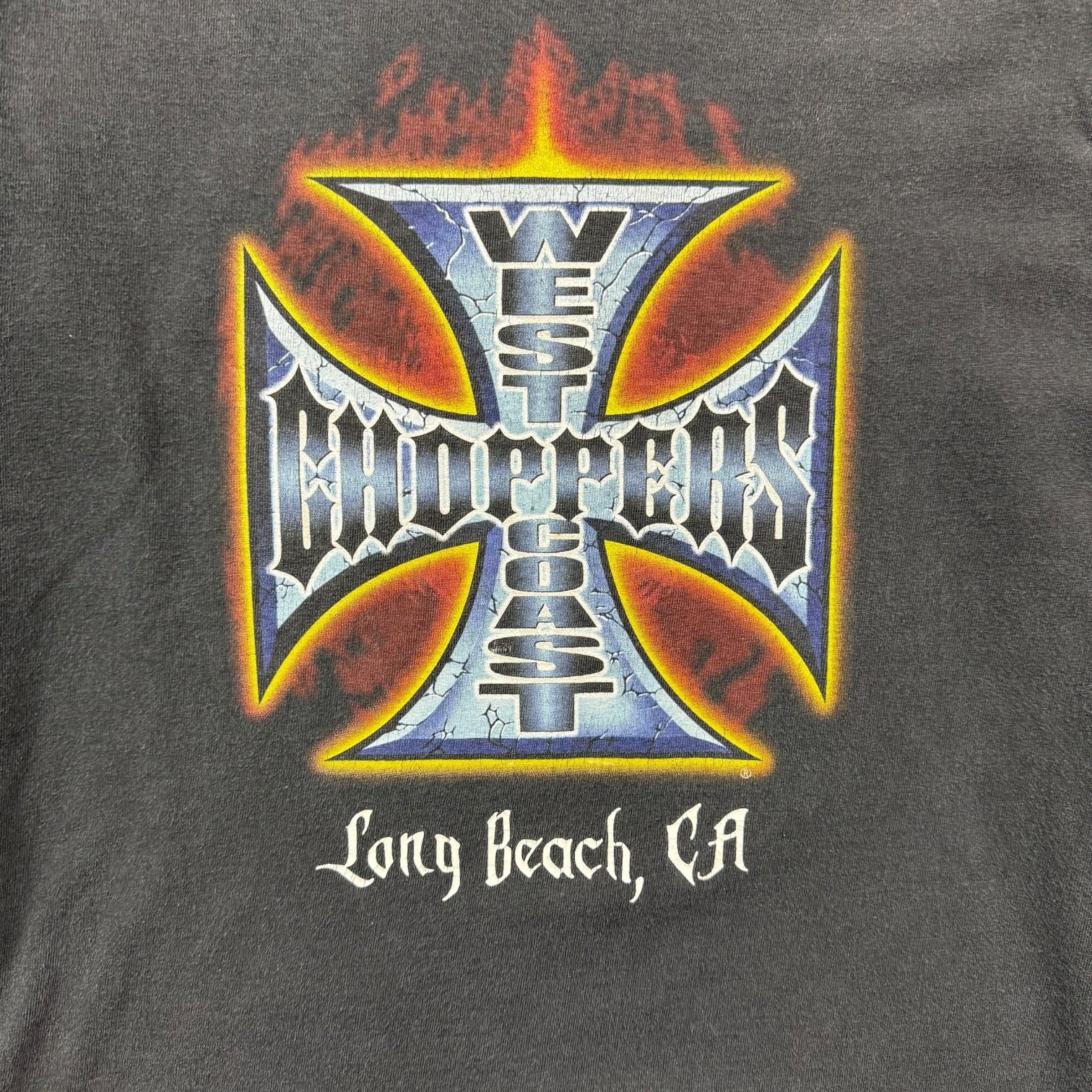 Vintage West Coast Choppers L/S Tee Black
