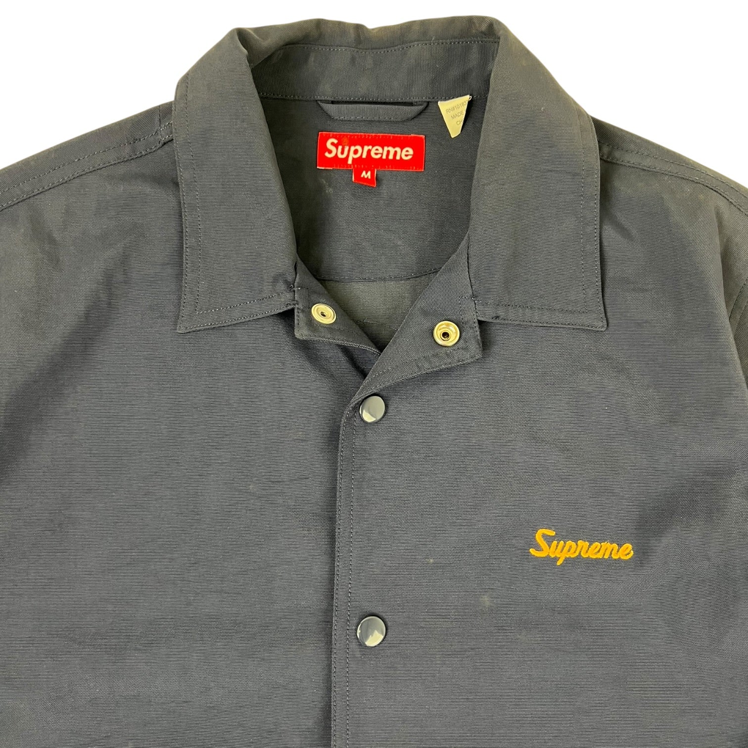 Supreme NYC Twill Coaches Jacket Navy