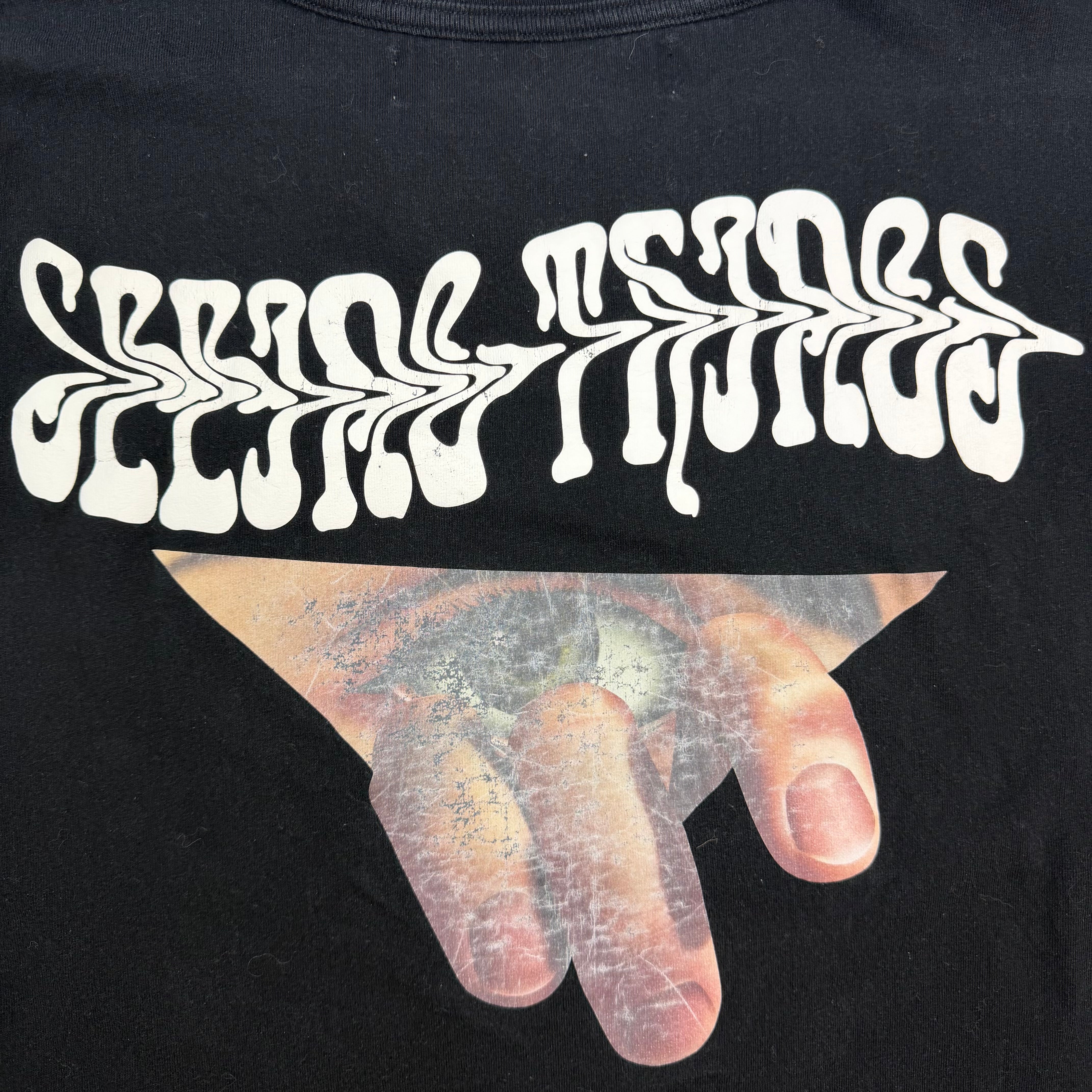 Off-White “Seeing Things” Triangle Eyes Tee Black