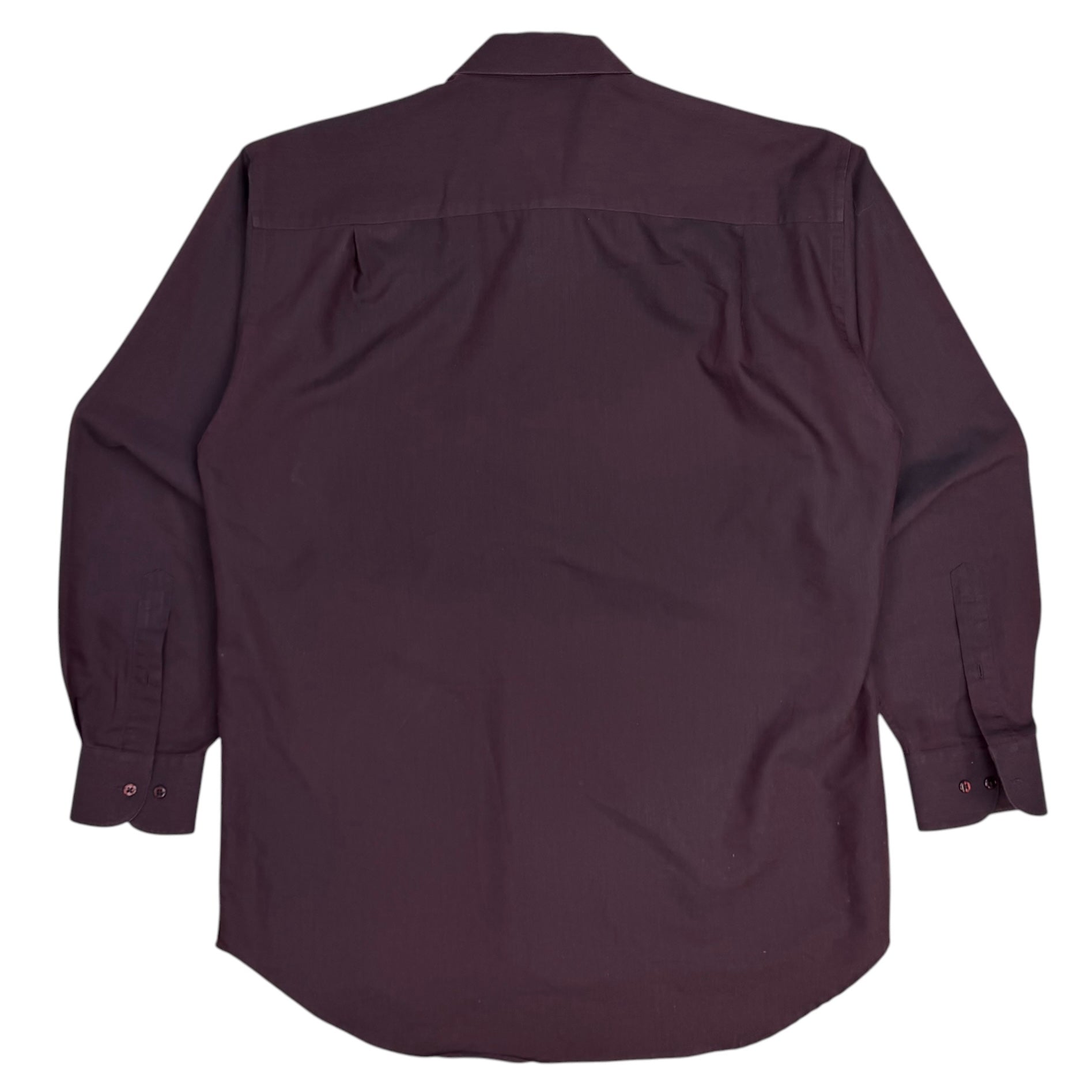 Vintage Christian Dior Button Up Shirt Burgundy