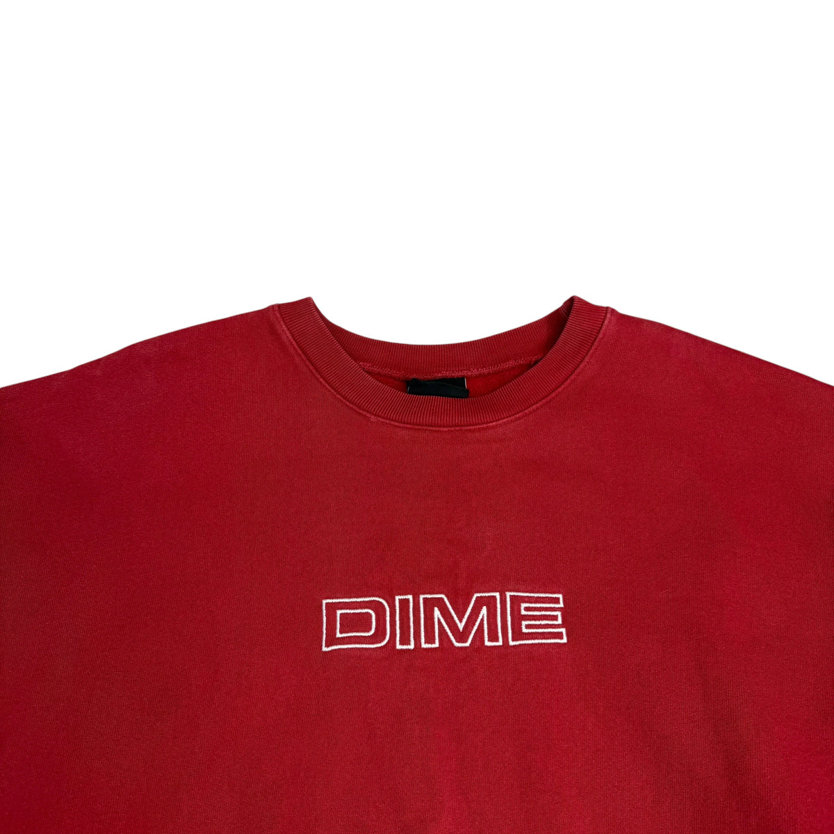 Dime Important Crew Neck Sweatshirt Red