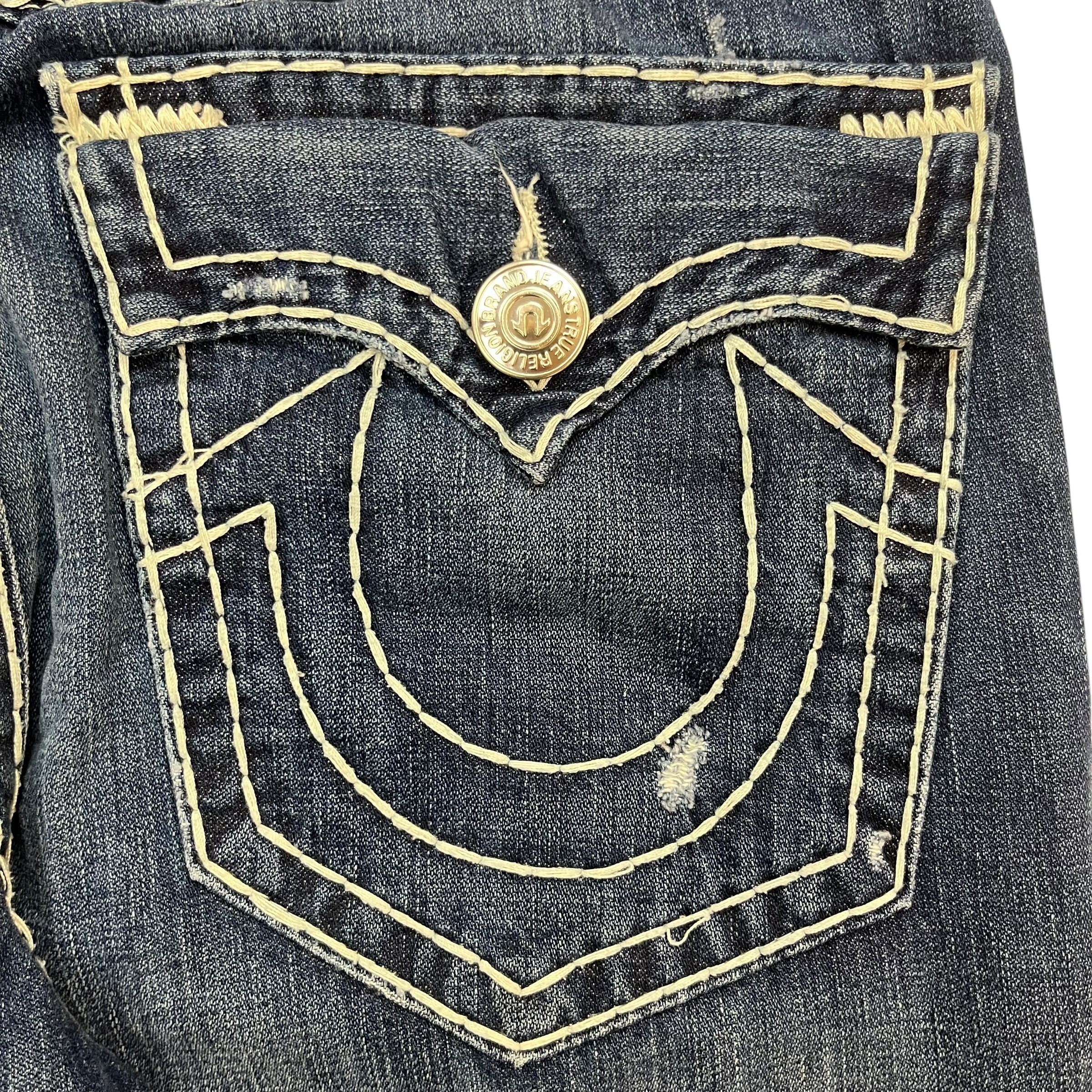 Vintage True Religion Billy Super T Denim Pants Medium Wash Blue