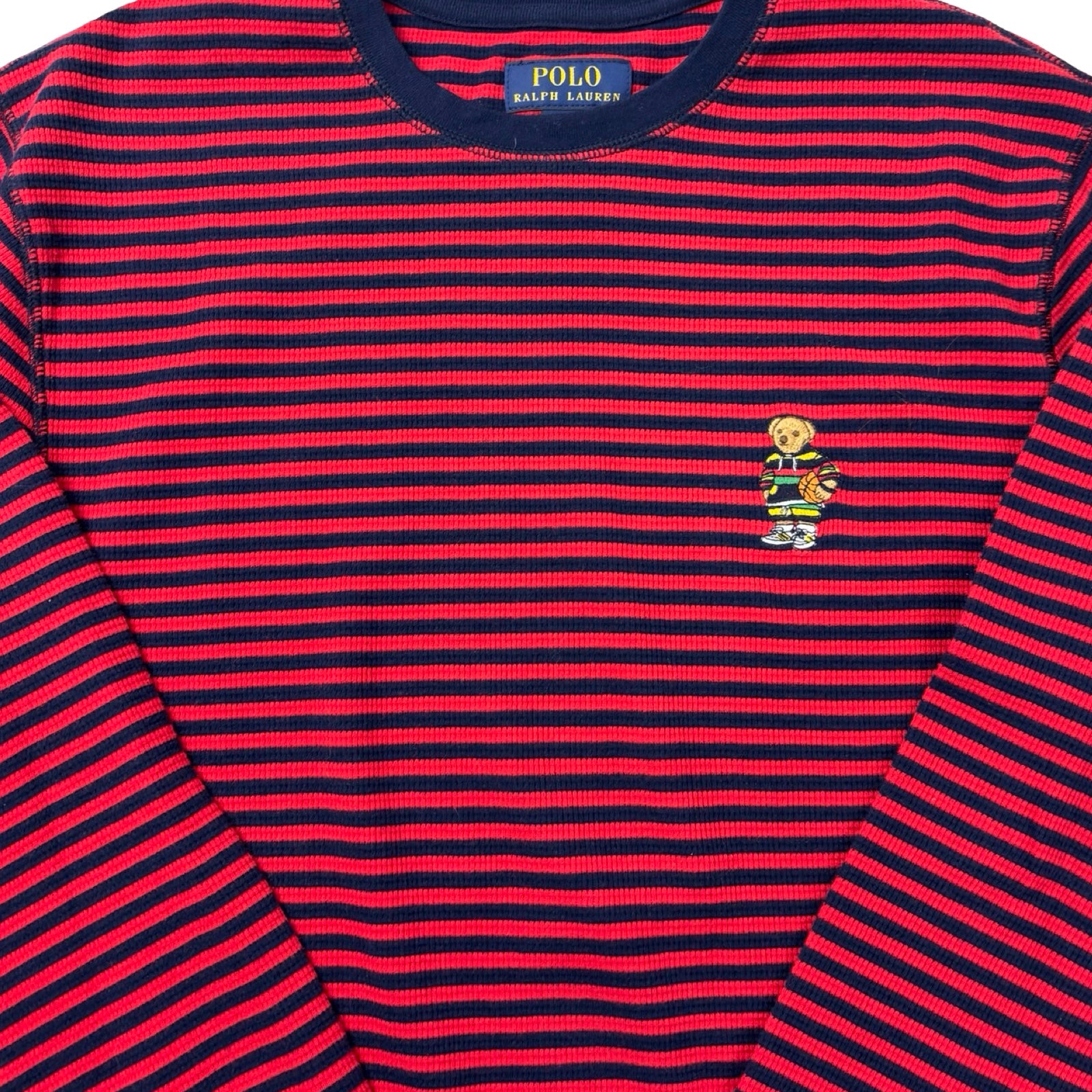 Polo Ralph Lauren Polo Bear Striped L/S Red