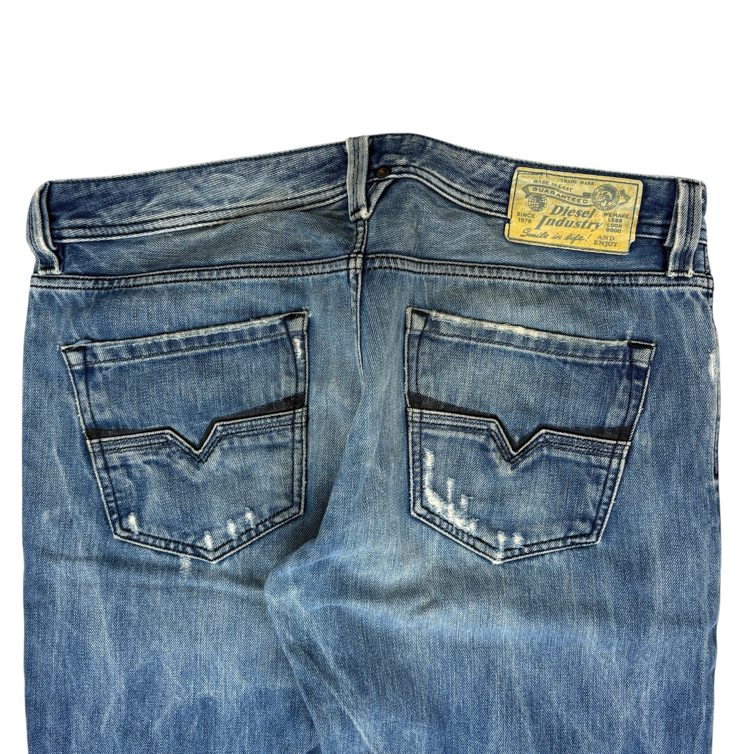 Vintage Diesel Straight Fit Light Wash Denim