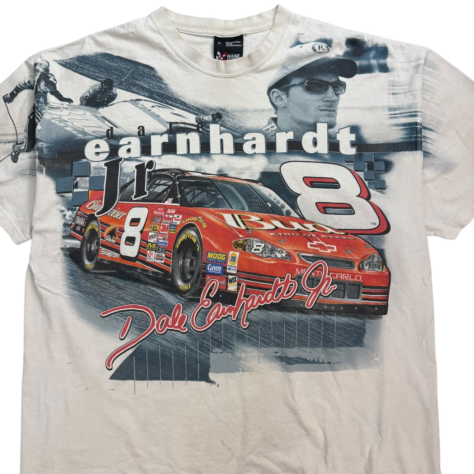 Vintage Dale Earnhardt Jr Tee White