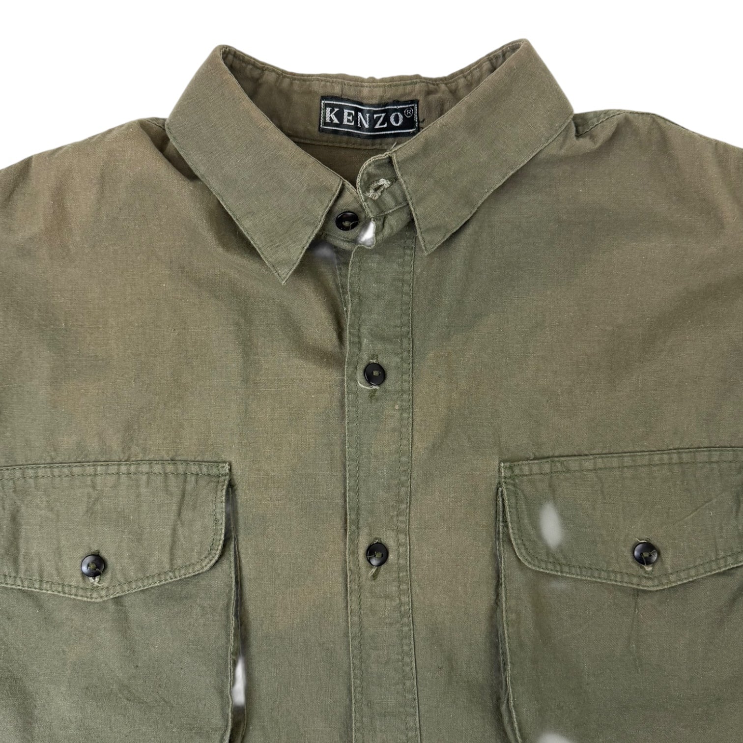 Vintage Kenzo Button Up Long-Sleeve Shirt