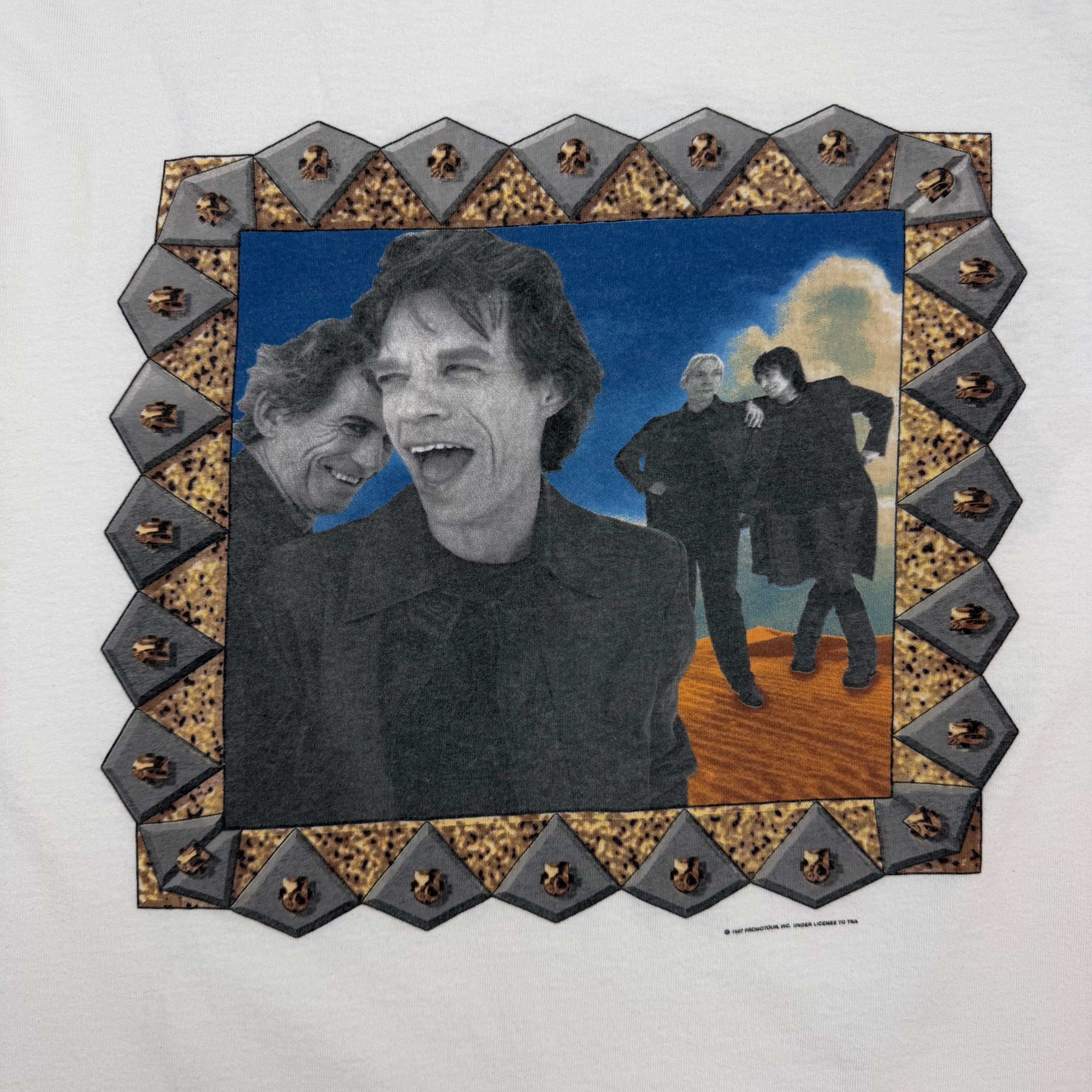 1997 The Rolling Stones Bridges To Babylon Tour Tee White