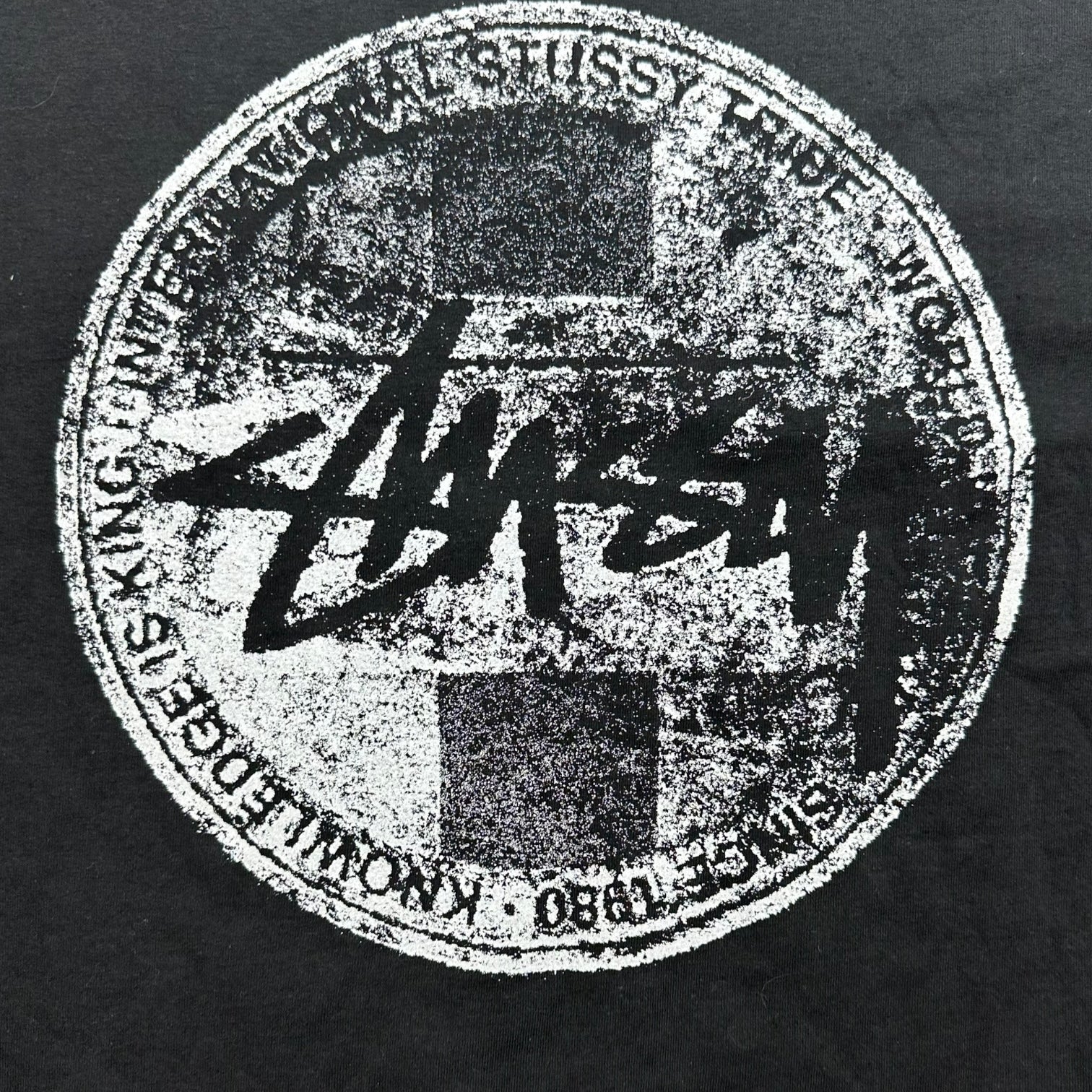 Stussy Dot Stamp Tee Black