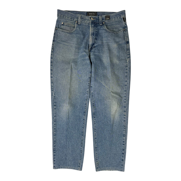 Vintage Versace Couture Tapered Leg Jean Light Wash