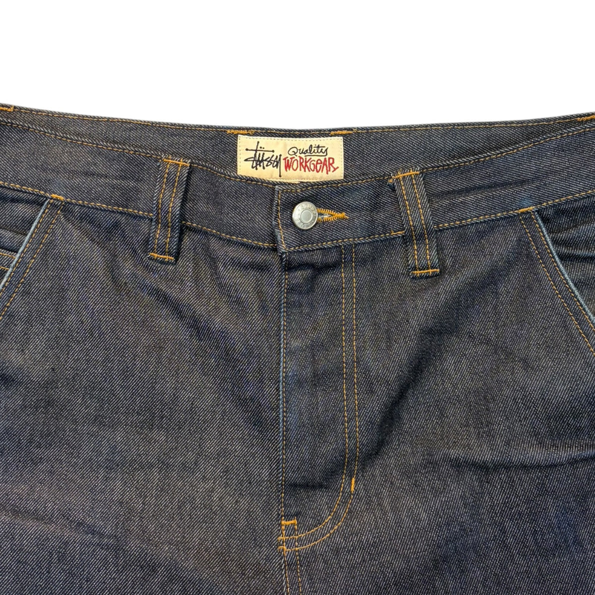 Stussy Carpenter Pants Raw Indigo Denim
