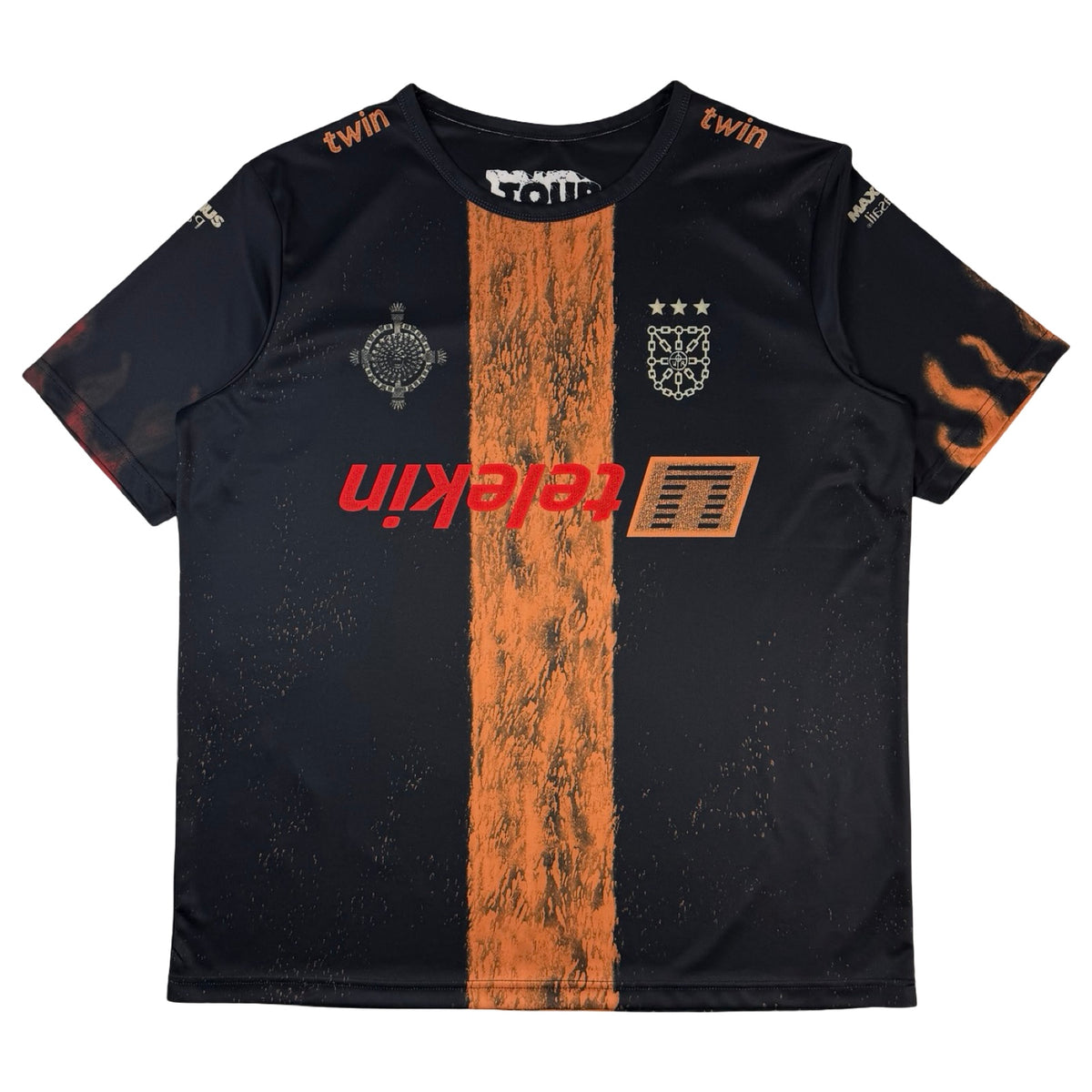 Cactus Jack by Travis Scott Spain Soccer Shirt Black/Orange