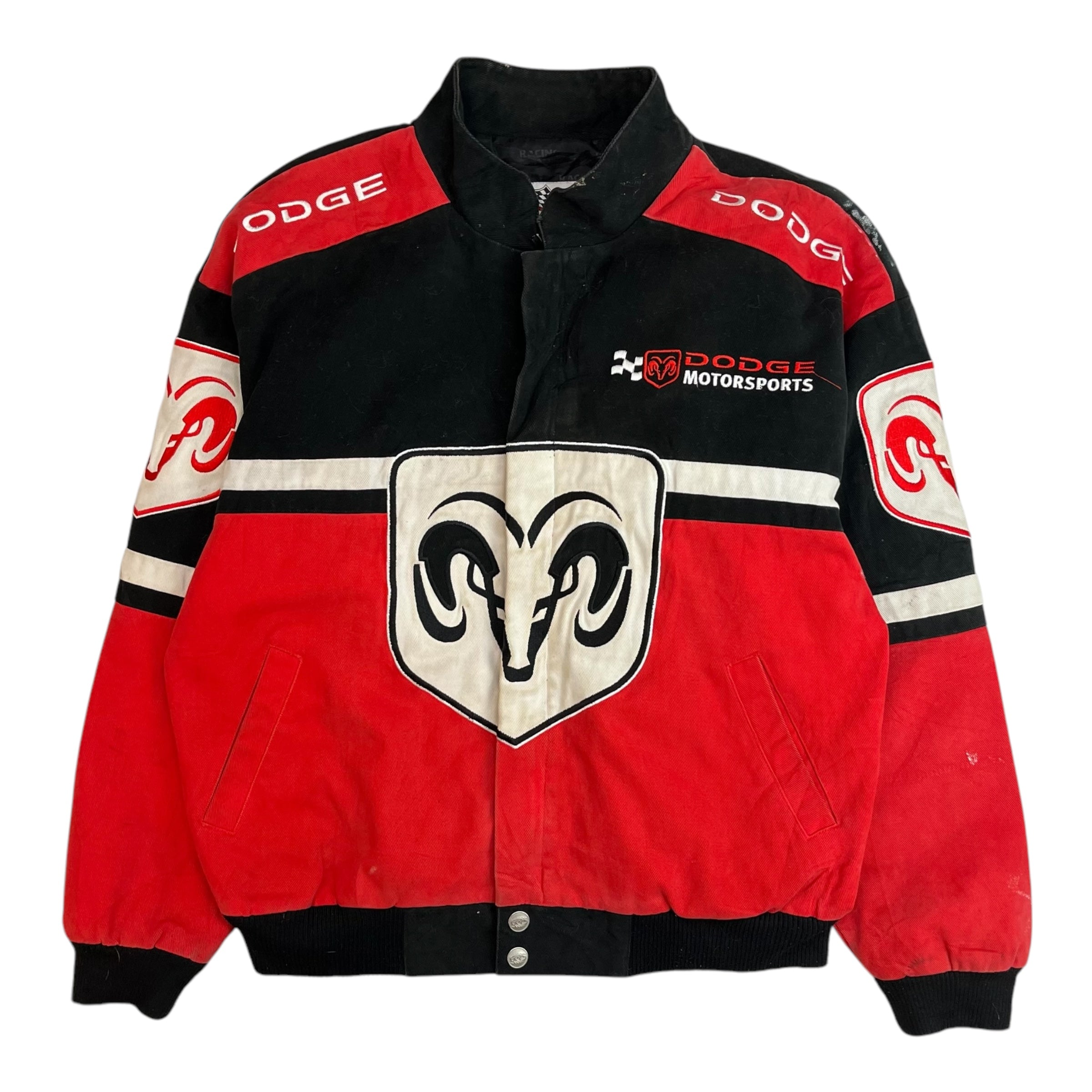 Vintage Dodge Motorsports Racing Jacket Black/Red