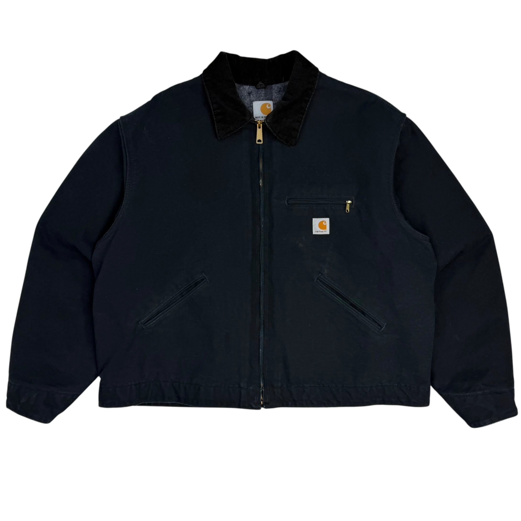 Vintage Carhartt Detroit Blanket Lined Jacket Black