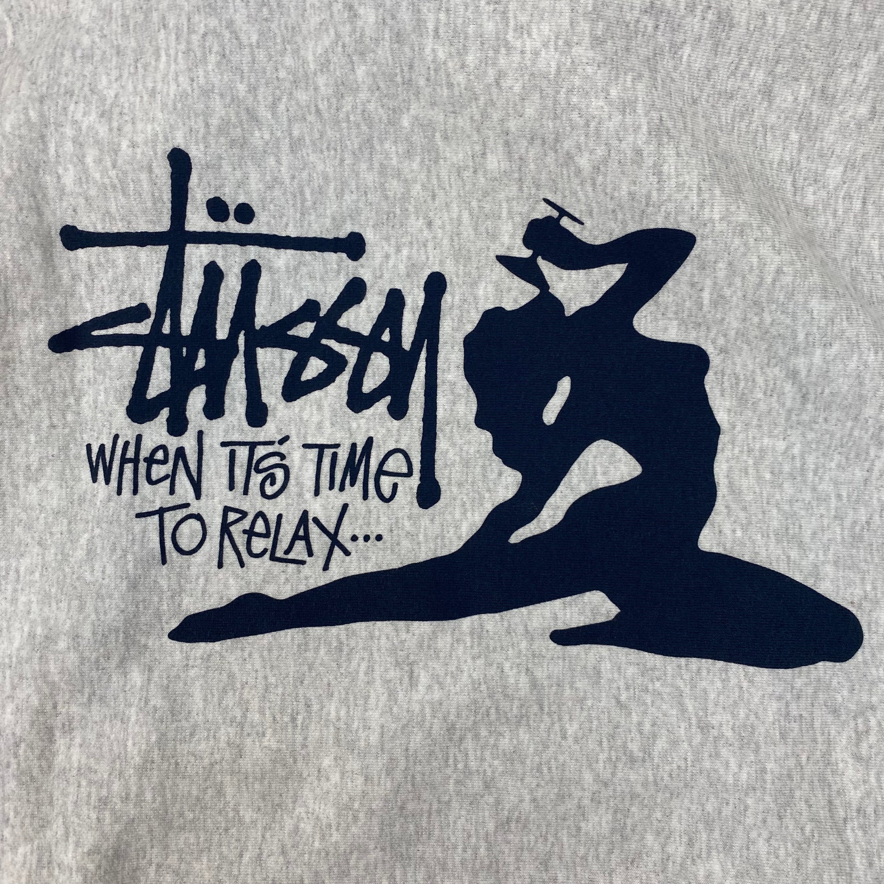 Stüssy Relax Hoodie Heather Grey