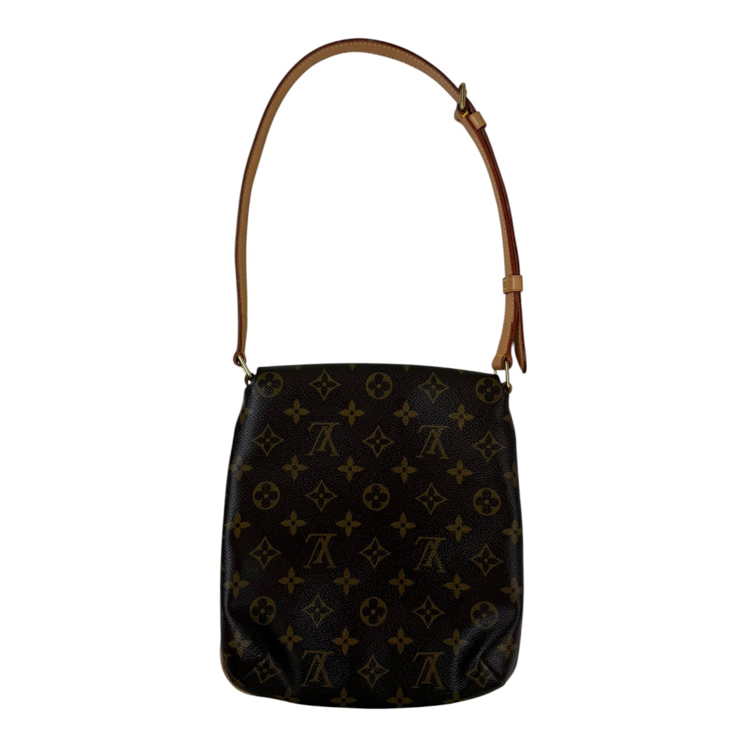 Louis Vuitton Monogram Musette Salsa PM Shoulder Bag Brown