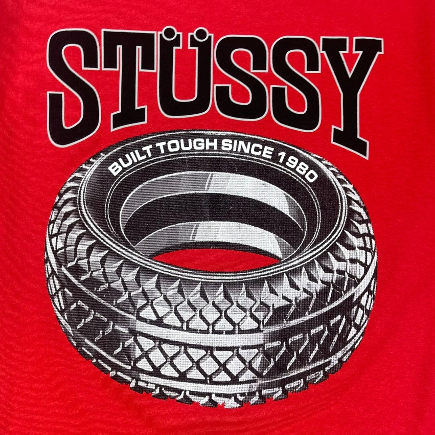 Stussy Tough Tread T-Shirt Cayenne Red
