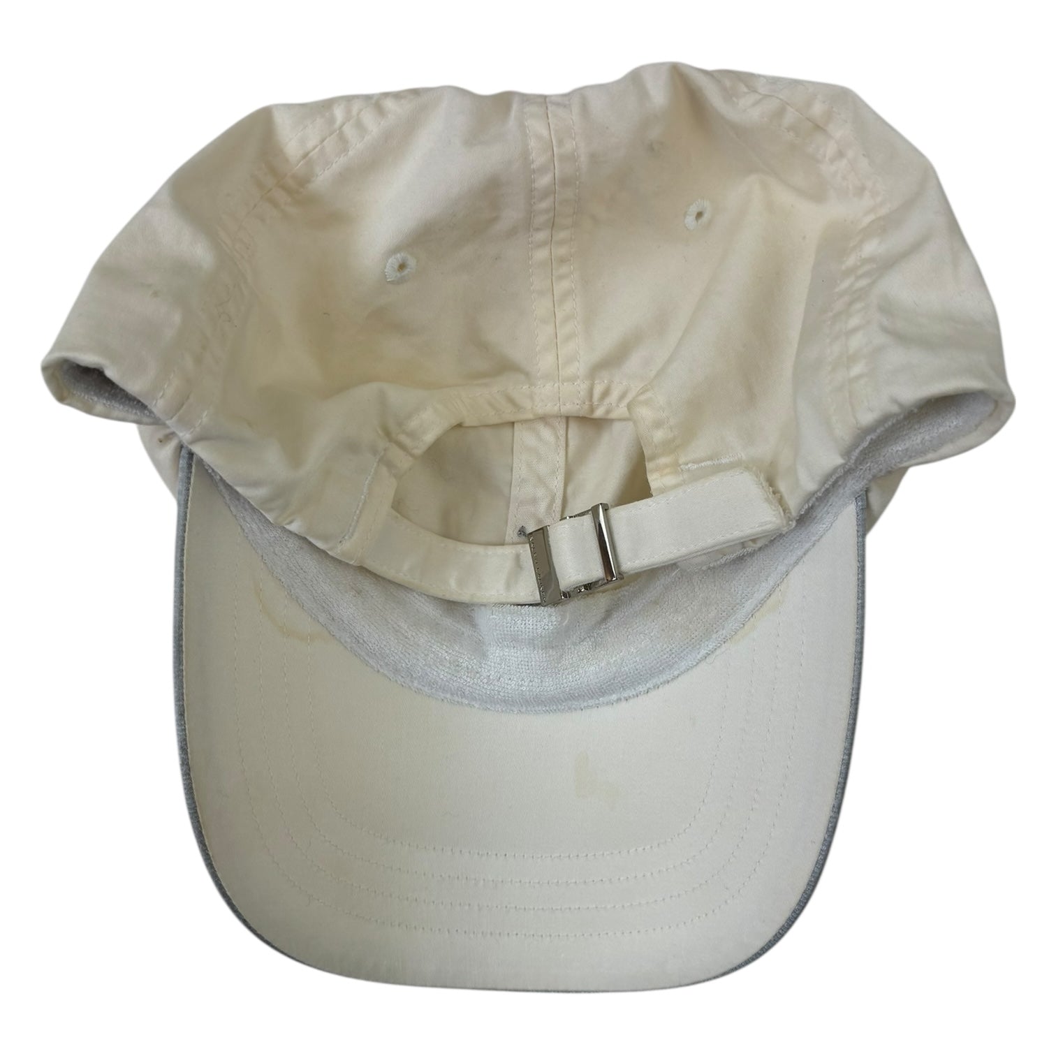 Vintage Ralph Lauren Golf StrapBack Hat White/Silver