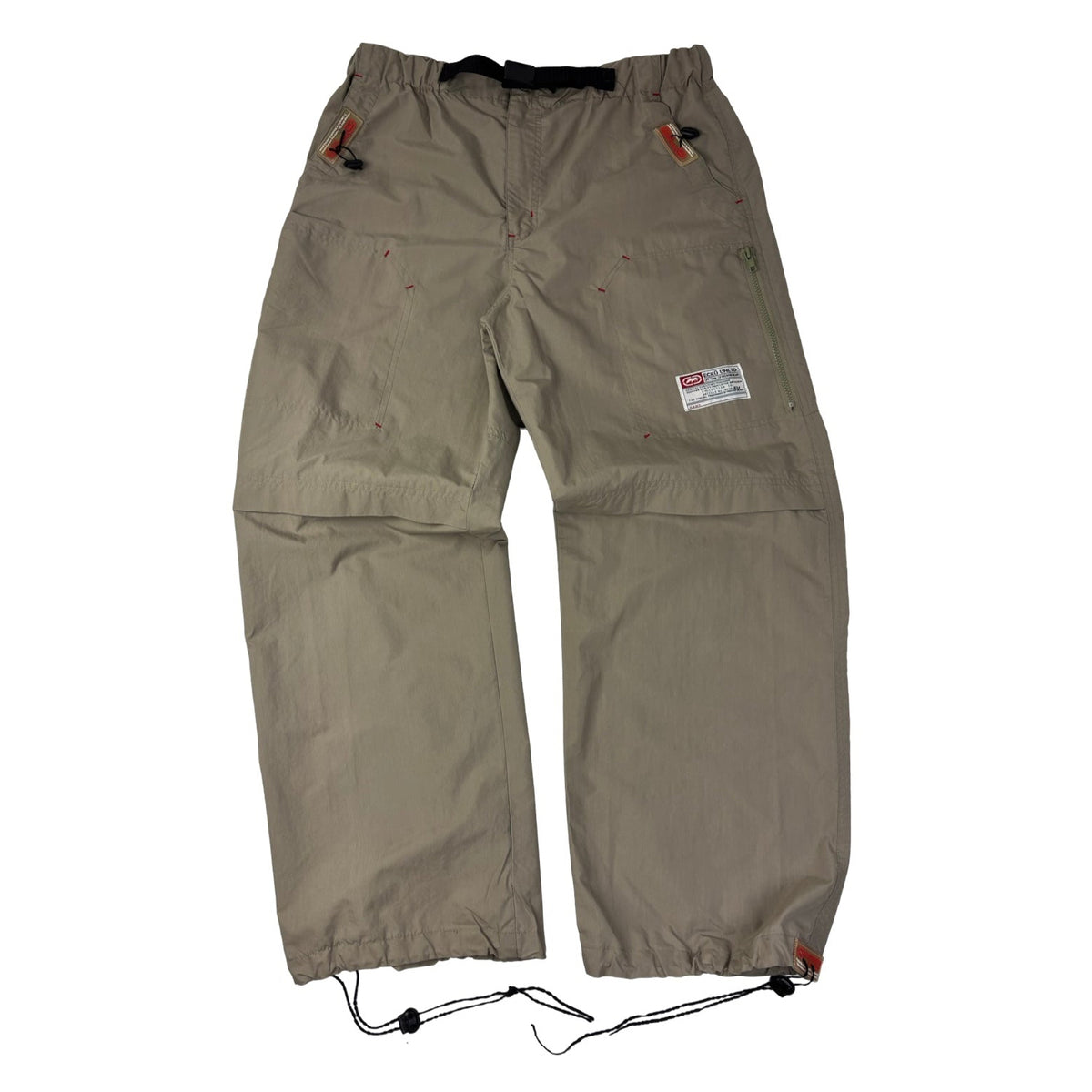 Vintage Y2K Ecko Utility Nylon Cargo Pant Beige