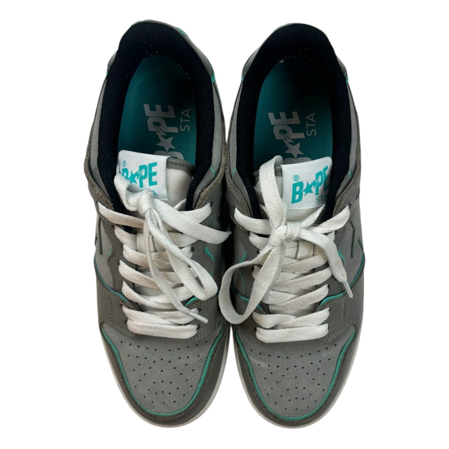 BAPE SK8 Sta Grey Turquoise (Used)