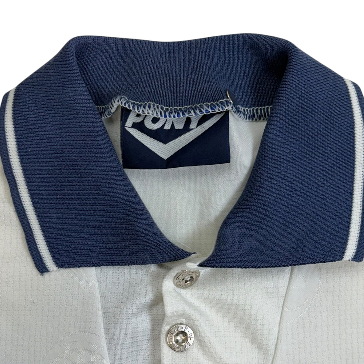 Vintage 90’s Pony Tottenham Hotspur Home Football Polo Shirt White