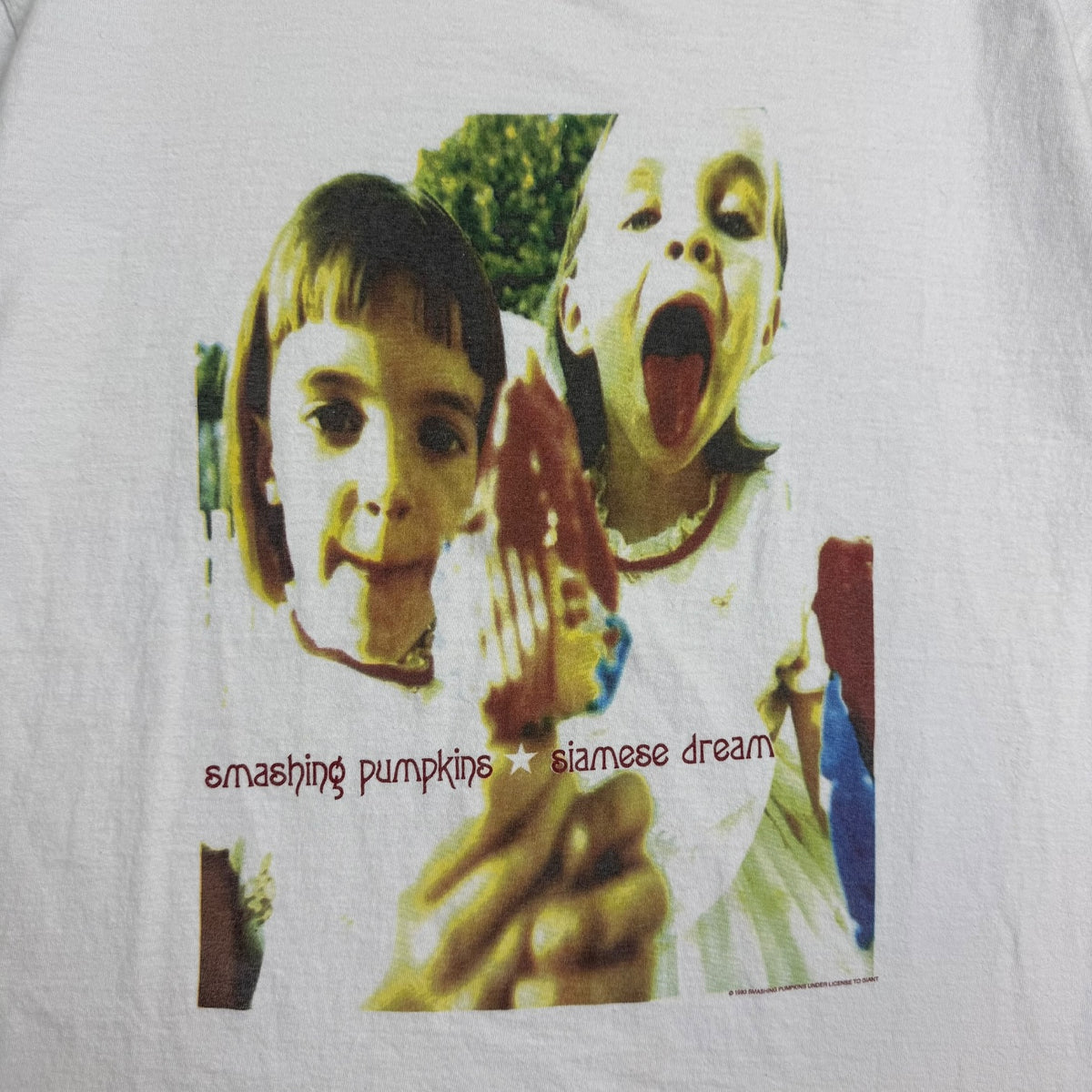 1993 Smashing Pumpkins Siamese Dream Tee White