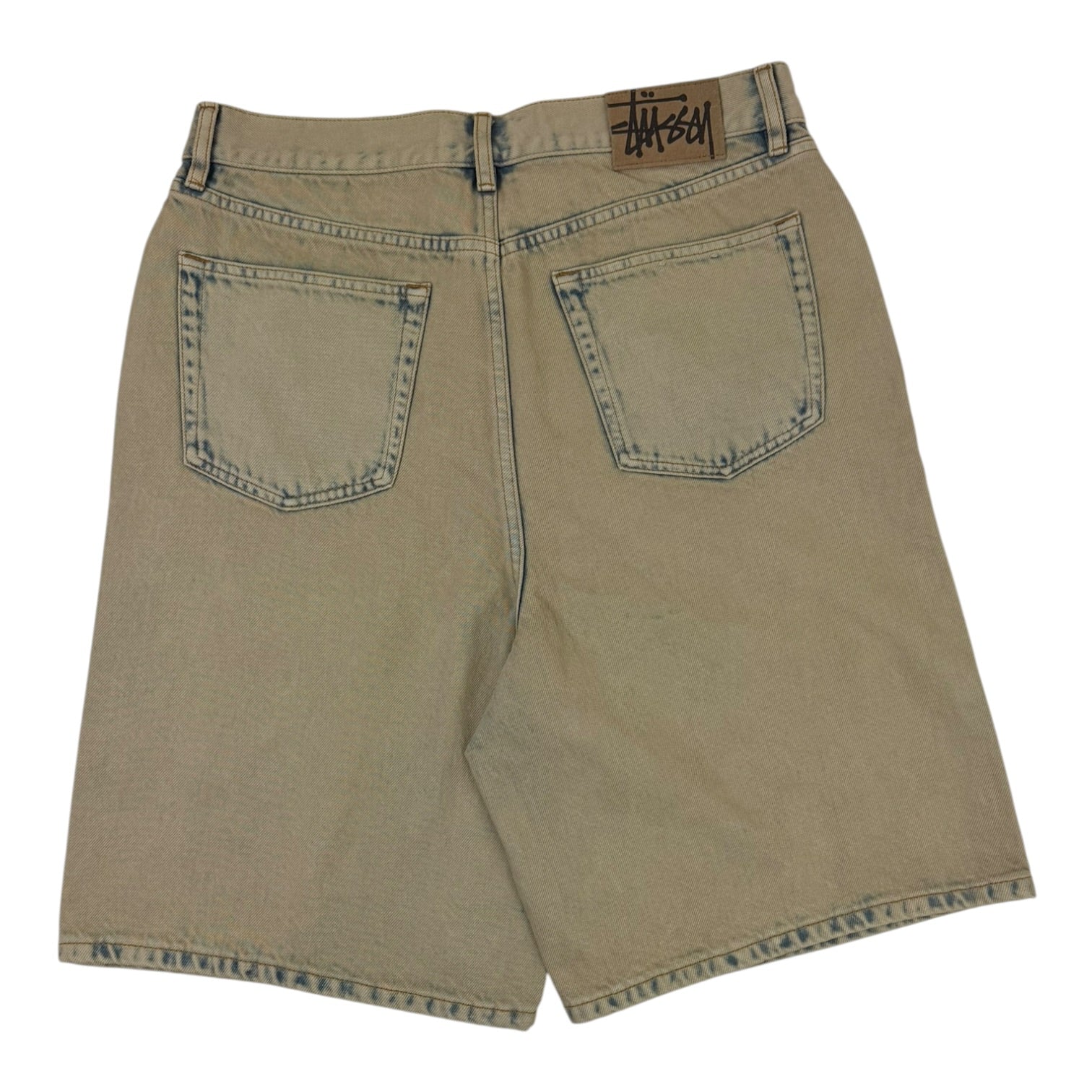 Stussy Big Ol Shorts Resin Washed Khaki