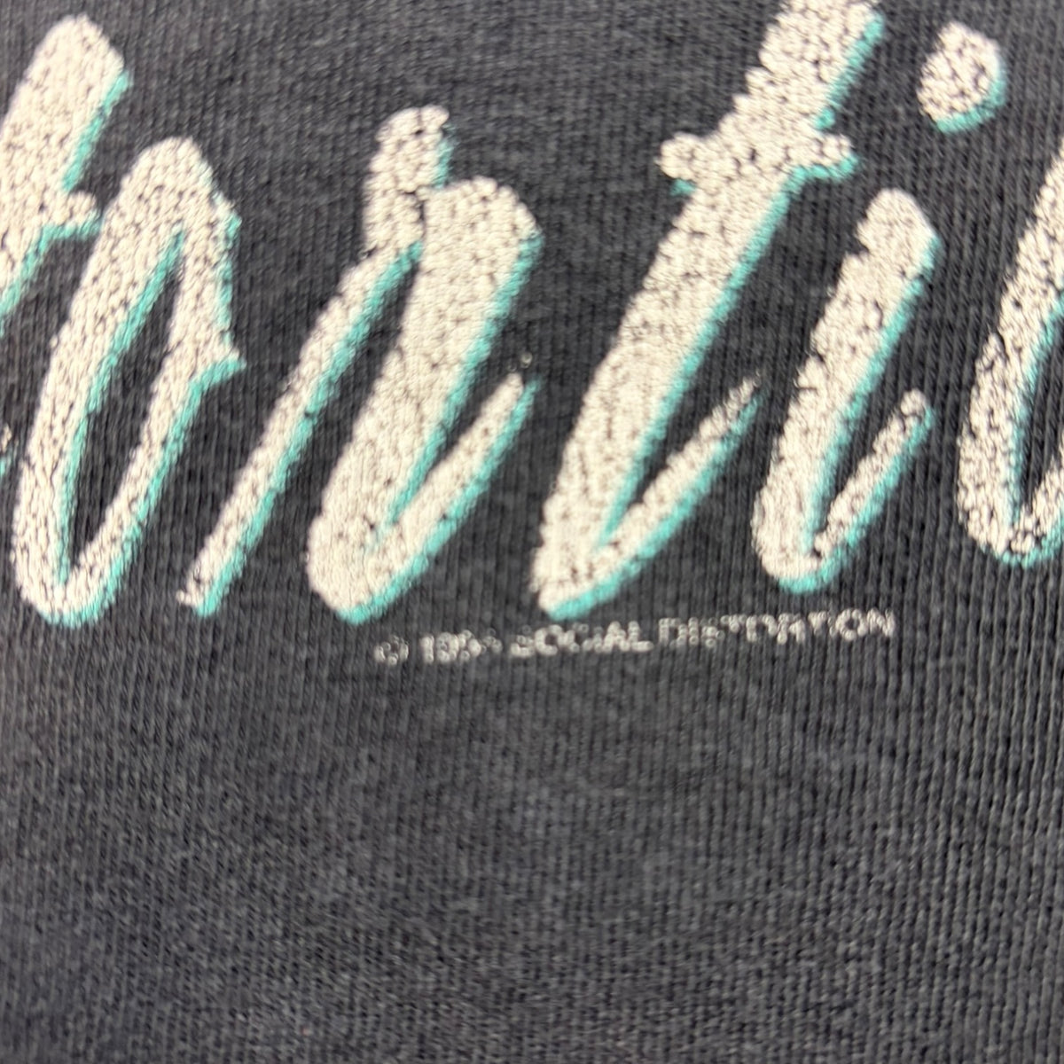 Vintage 1996 Social Distortion "Motel” Long-Sleeve Black