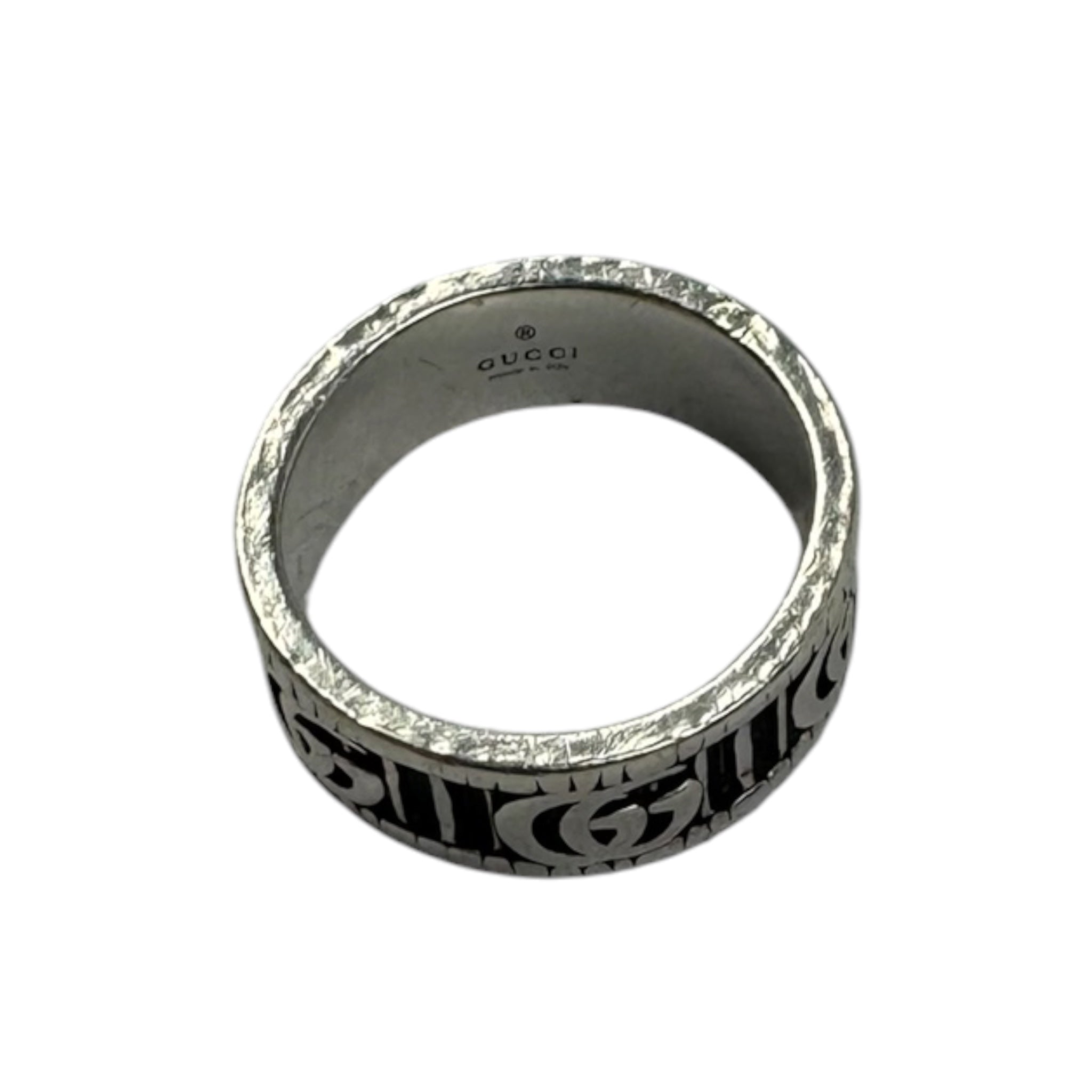 Gucci GG Marmont Wide Ring Sterling Silver