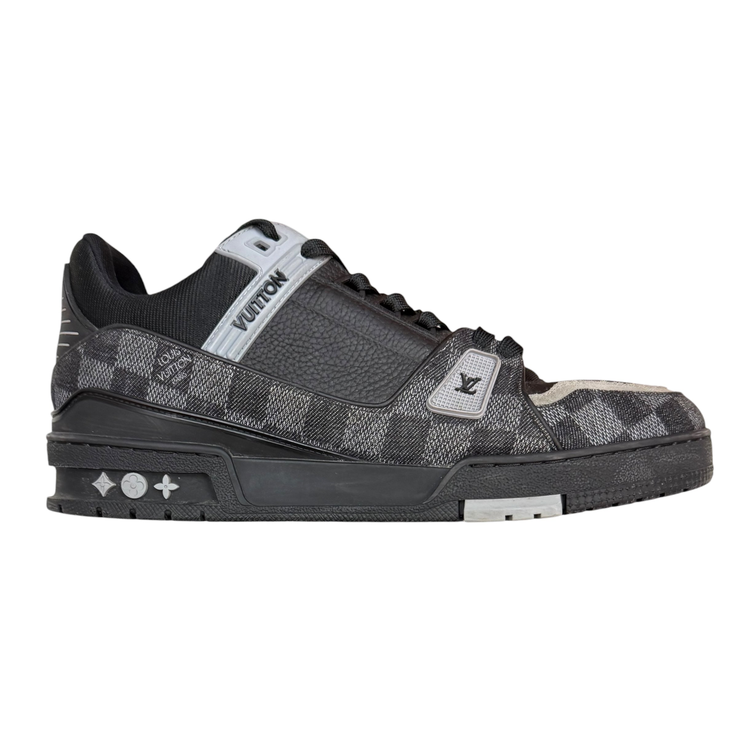 Louis Vuitton Trainer Sneaker Black/Grey (Used)