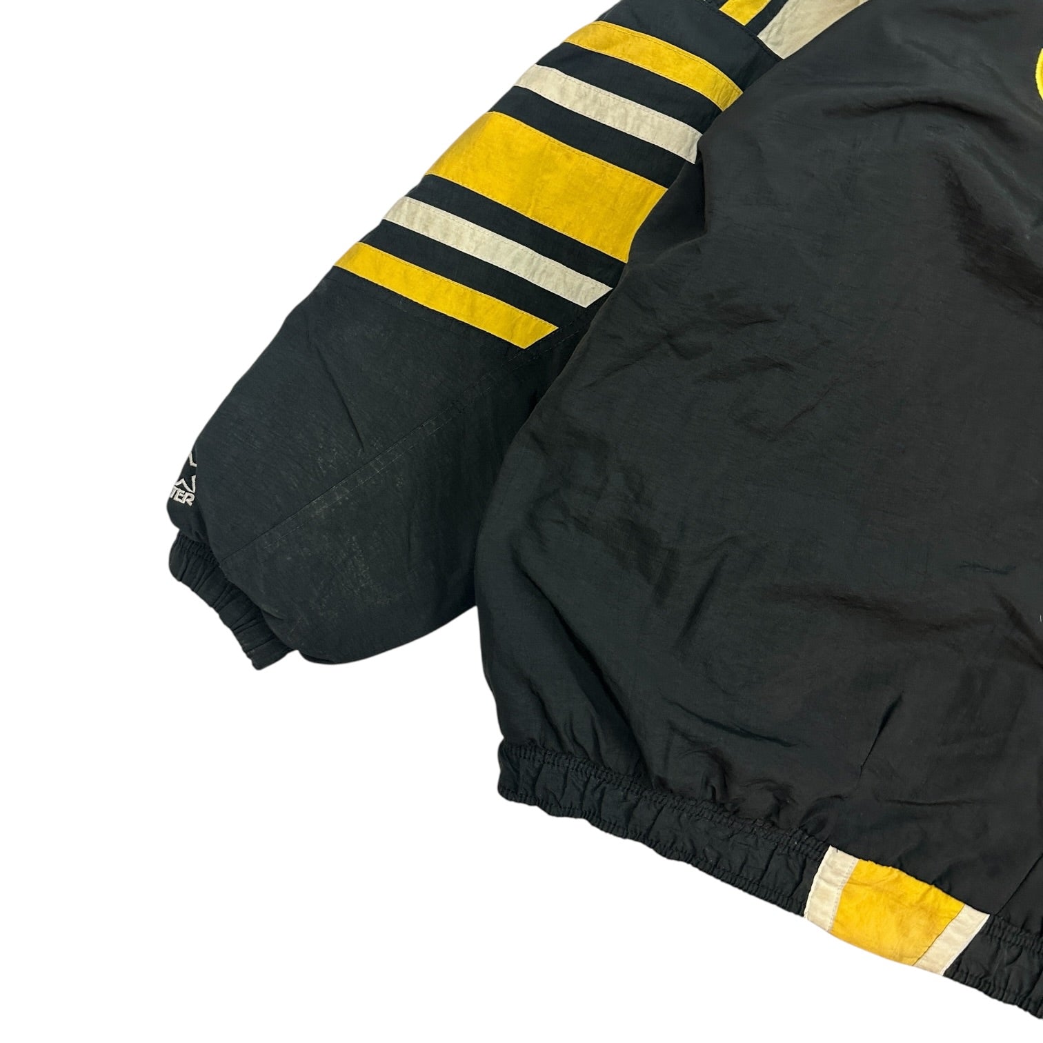Vintage Starter Pittsburgh Steelers Button Up Jacket Black/Yellow
