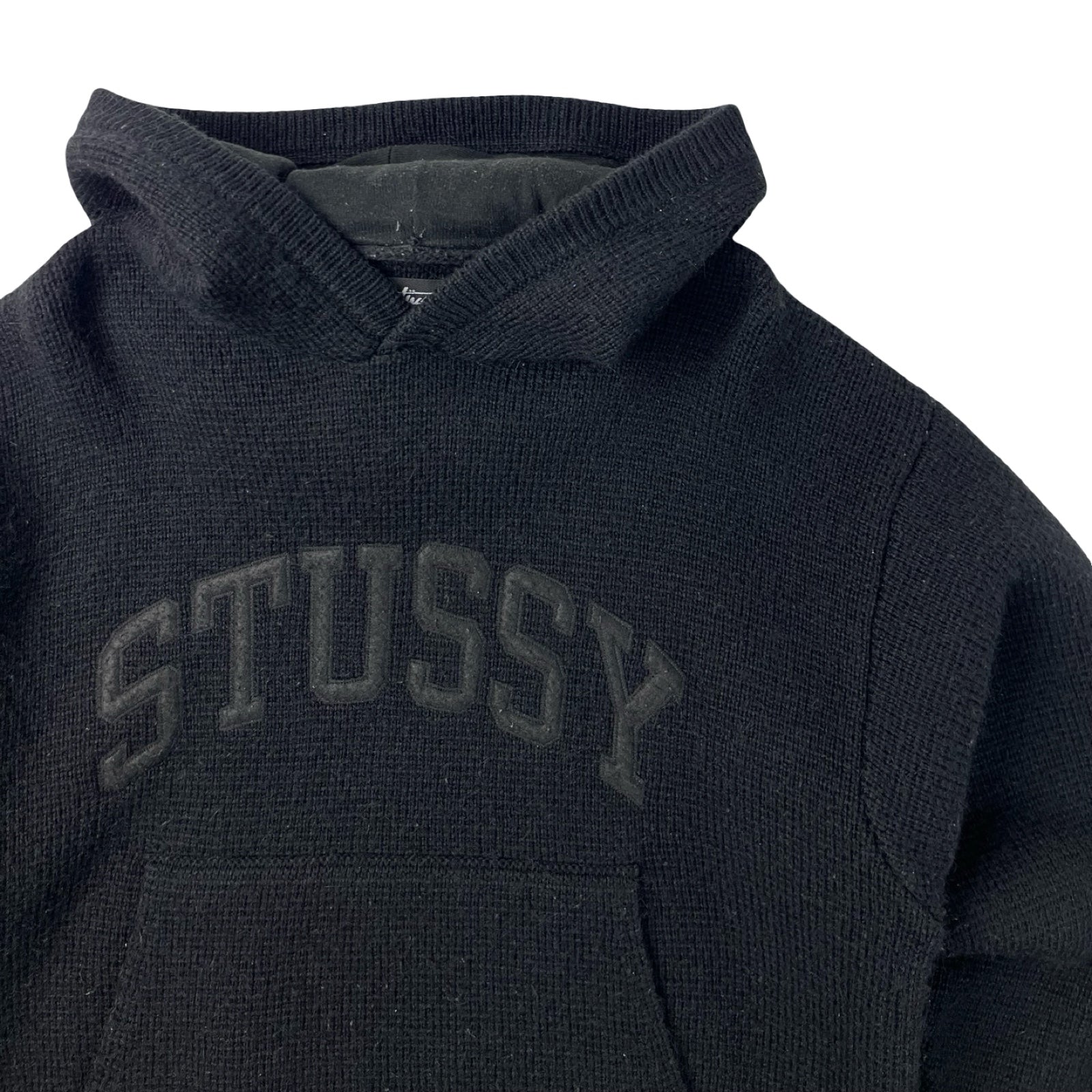 Stussy Knitted Hoodie Black
