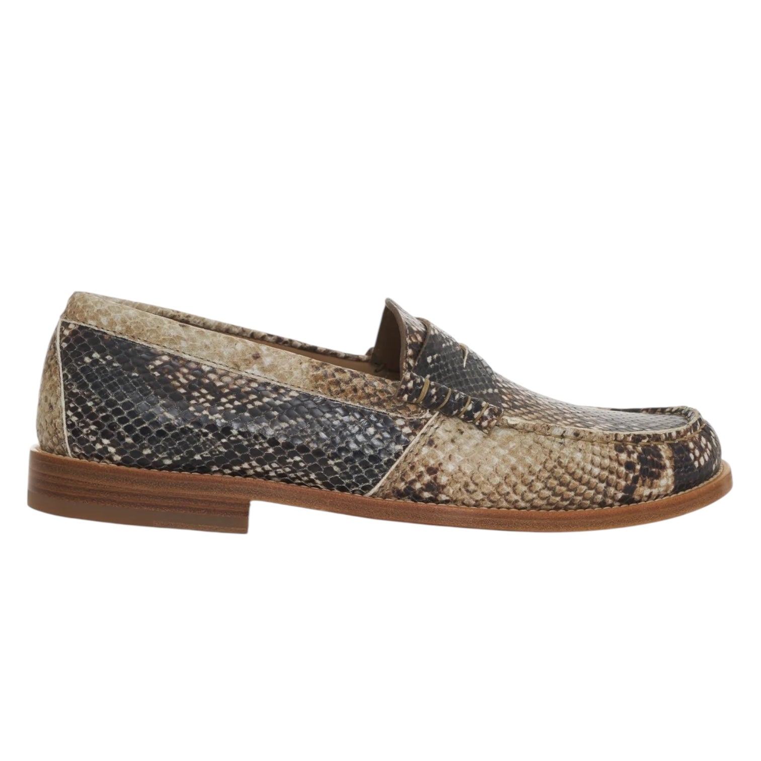 Rhude Snakeskin Slip-On Loafer