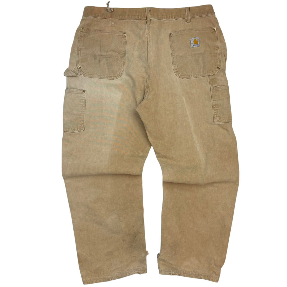 Vintage Carhartt Dungaree Distressed Pants Tan