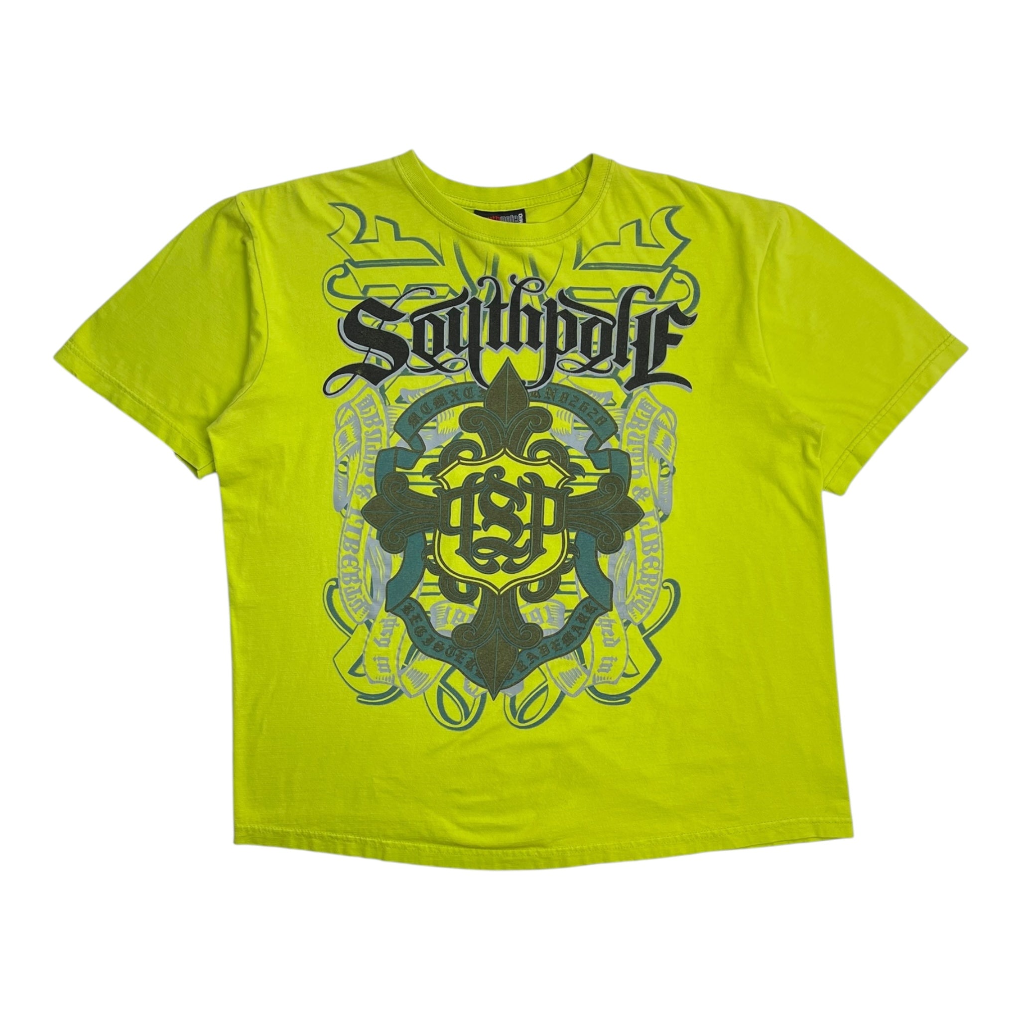 Y2K South Pole Crest Hi-lighter T-Shirt