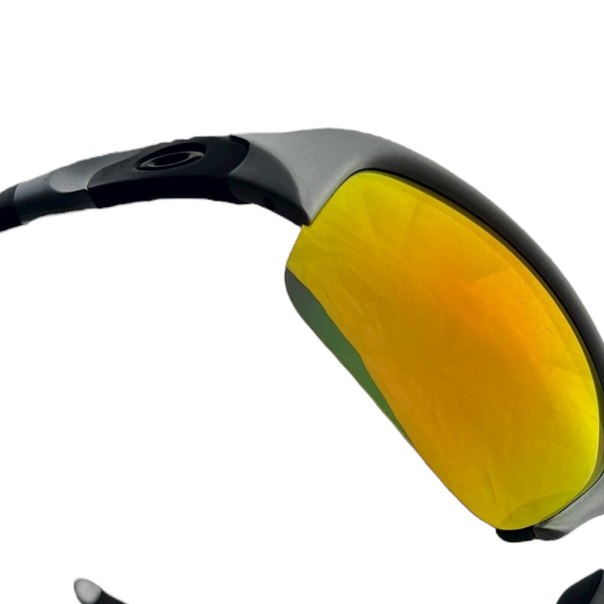 Oakley Flak Jacket Silver Fire Iridium Sunglasses