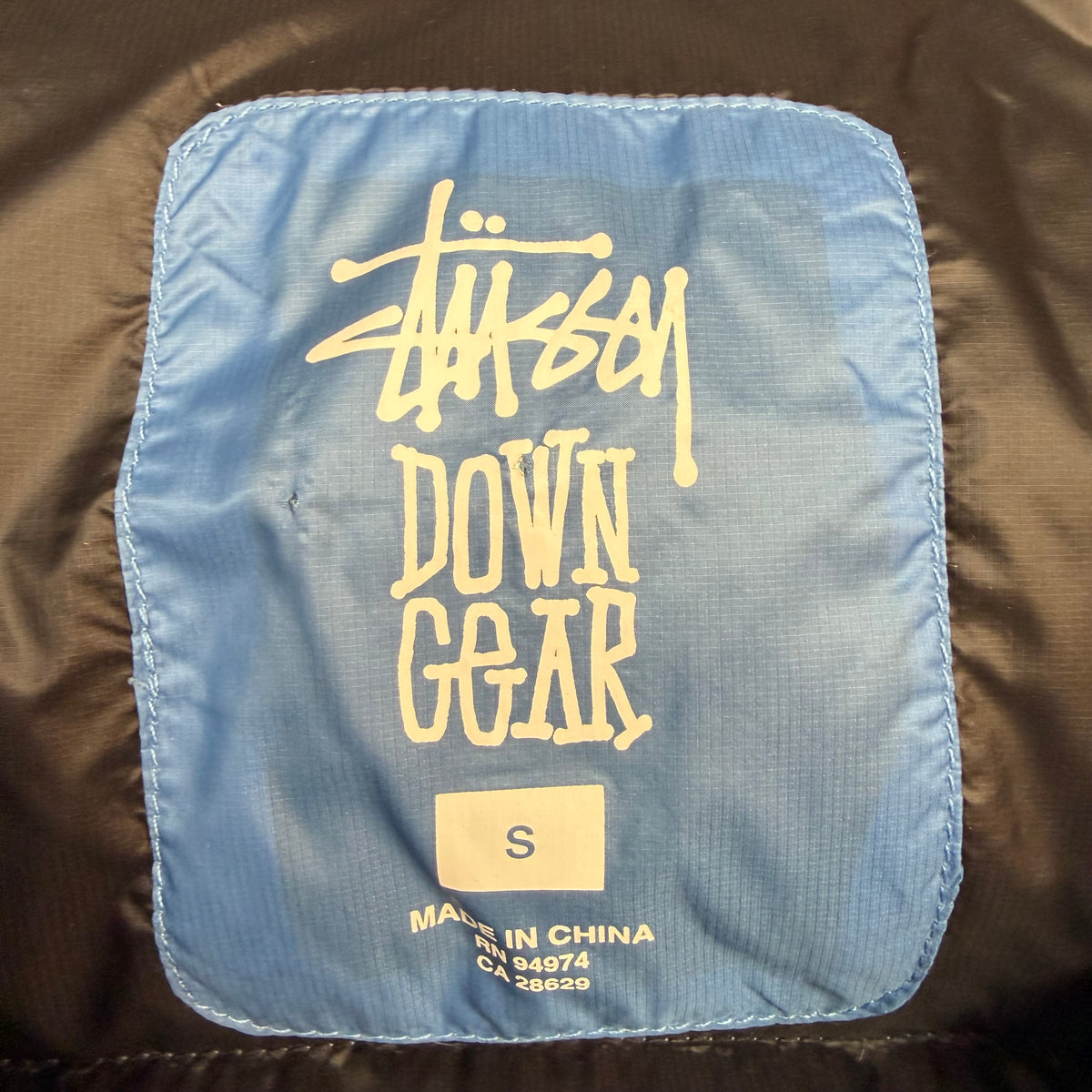 Stussy Micro Ripstop Down Parka Sky Blue