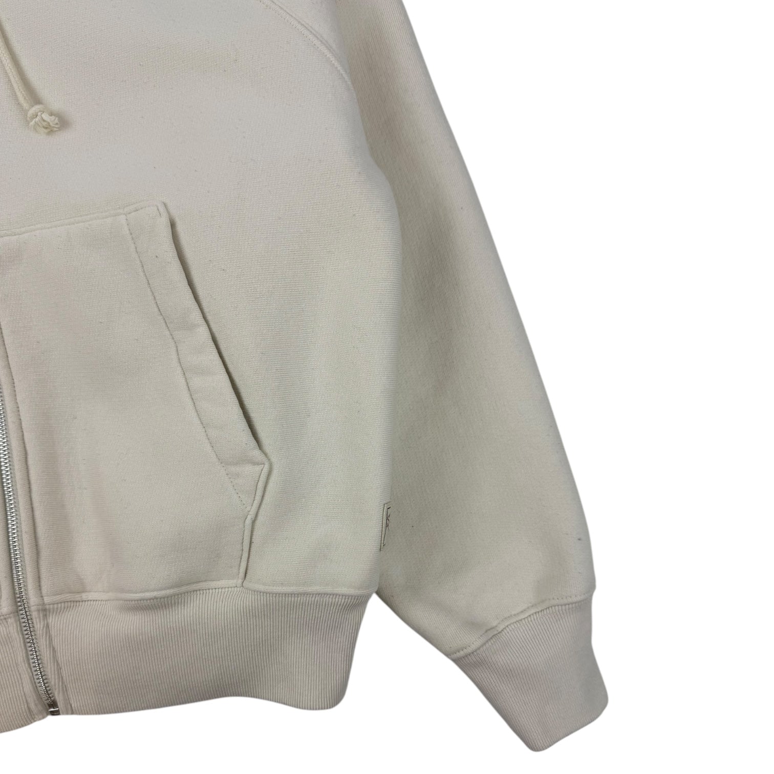 Stüssy Fleece Raglan Zip Hoodie Natural