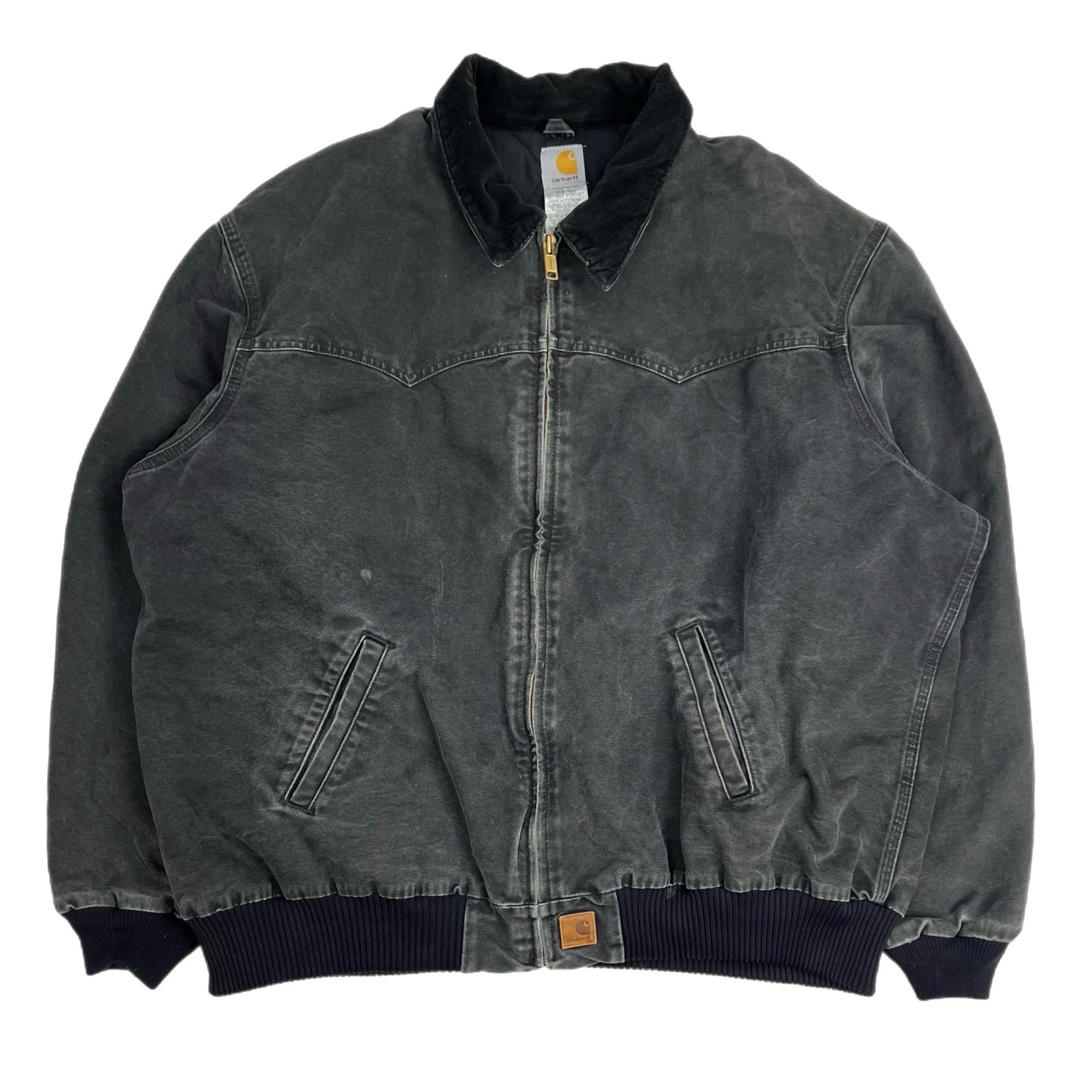 Vintage Carhartt Santa Fe Jacket Washed Black