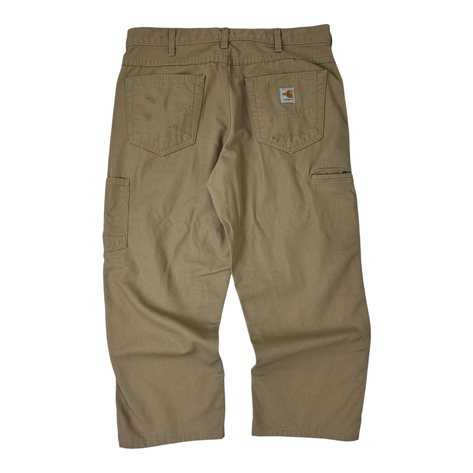 Vintage Carhartt Fire Resistant Workwear Pant Beige