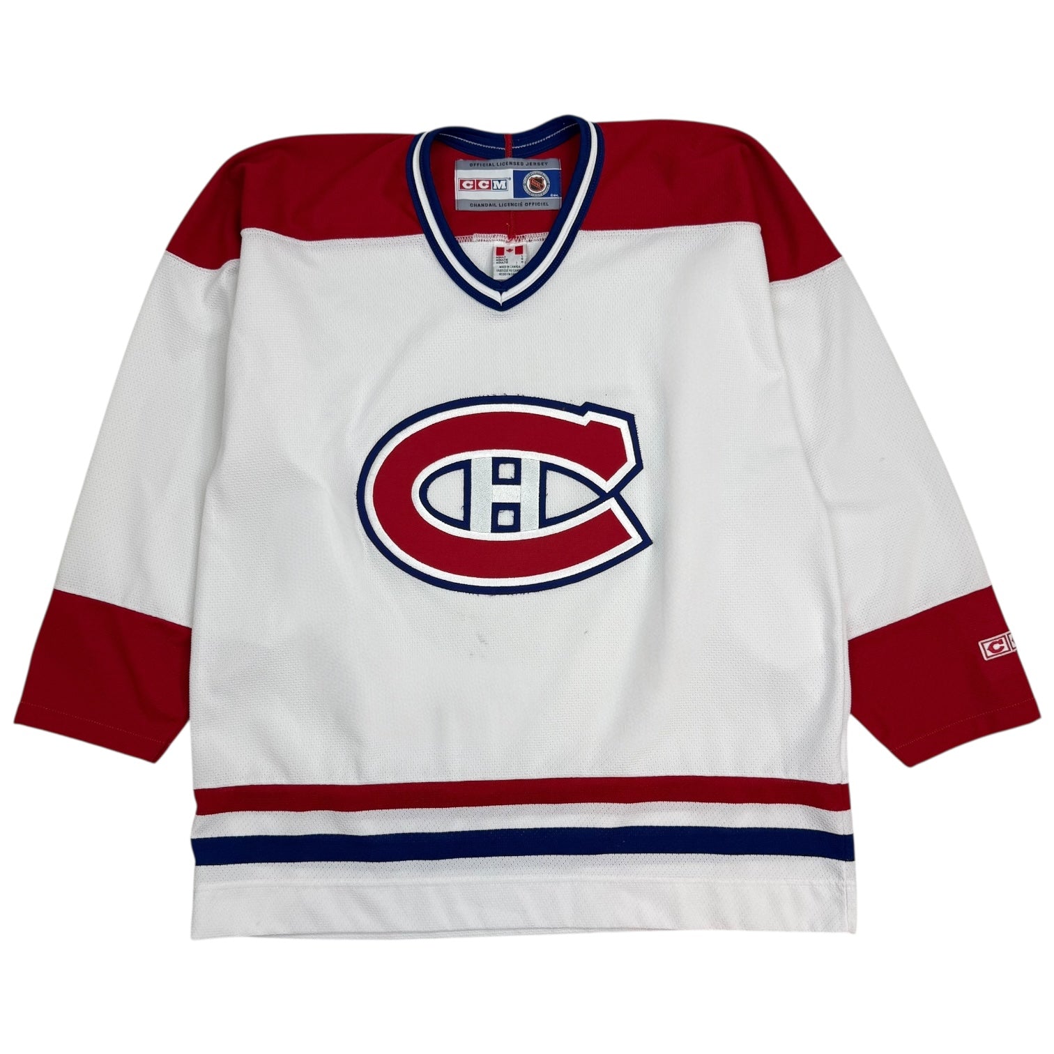 Vintage CCM Montreal Canadiens Away Jersey White/Red
