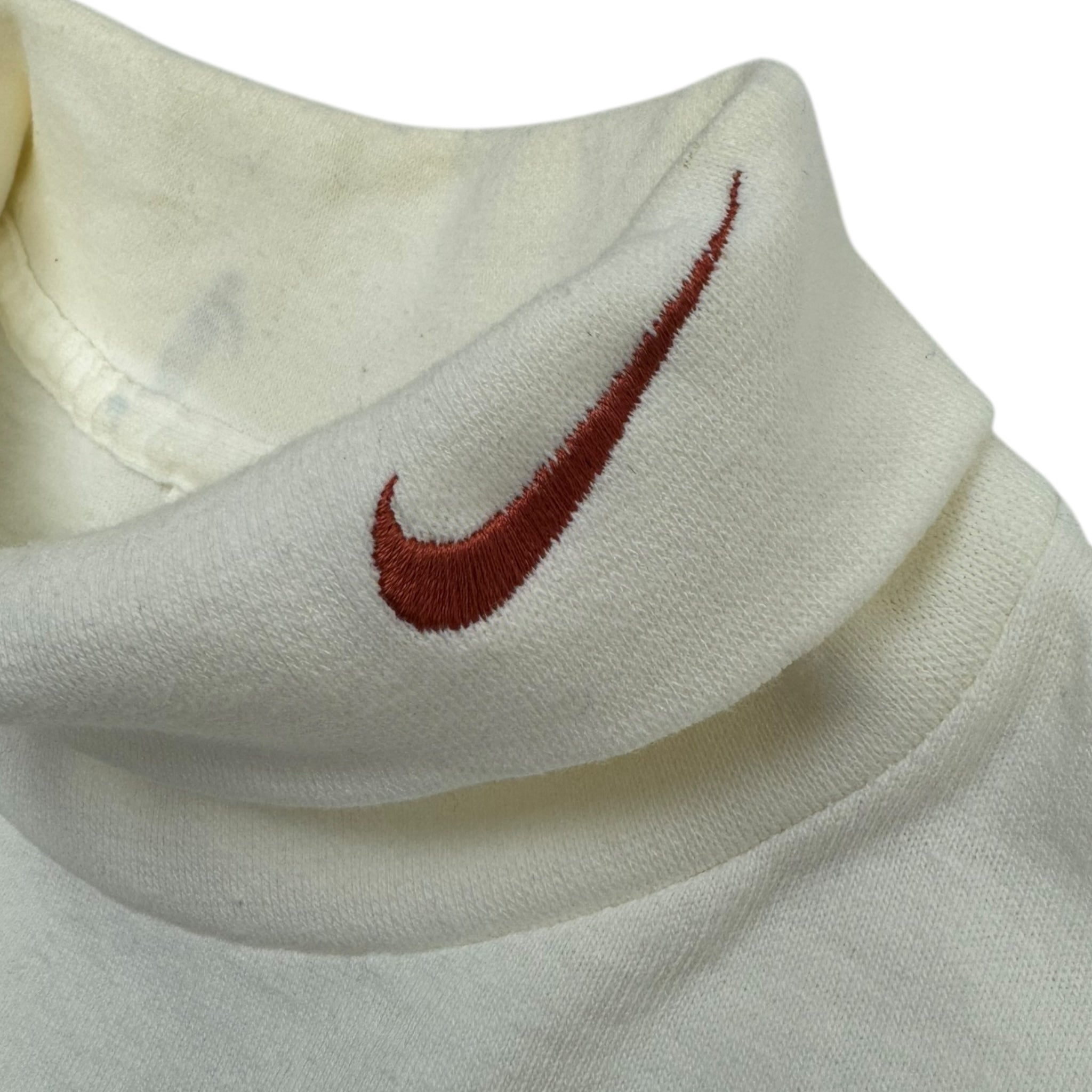 Vintage Nike Mock Neck Collar Swoosh White